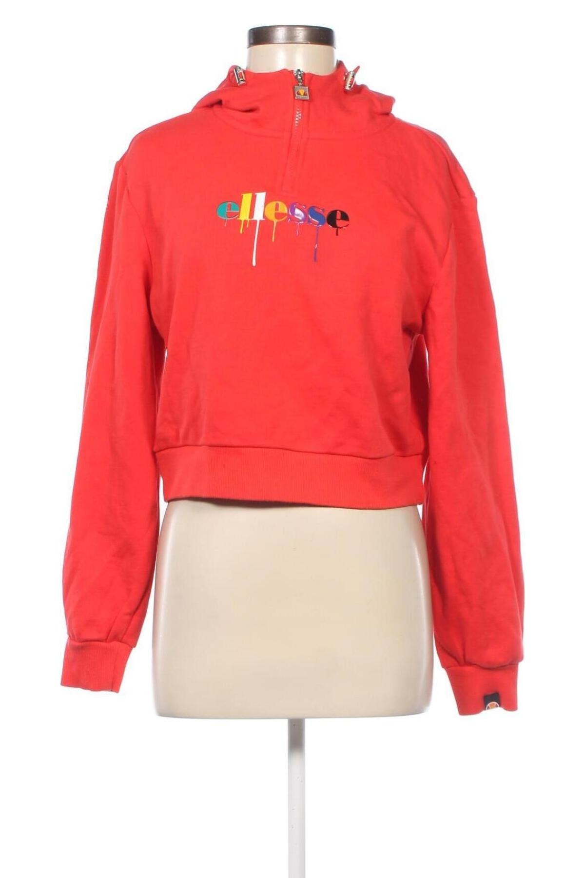 Damen Sweatshirt Ellesse, Größe M, Farbe Rot, Preis 28,53 €