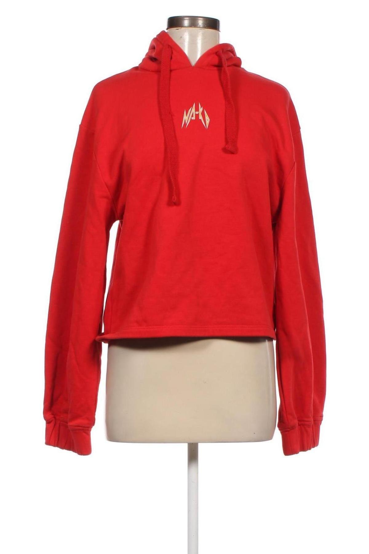 Γυναικείο φούτερ NA-KD, Μέγεθος S, Χρώμα Κόκκινο, Τιμή 11,34 €