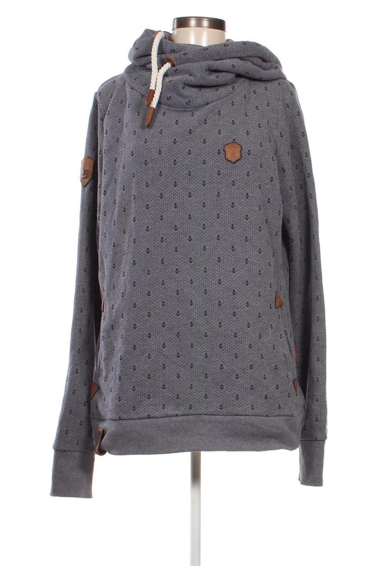 Damen Sweatshirt Naketano, Größe XXL, Farbe Grau, Preis 33,40 €