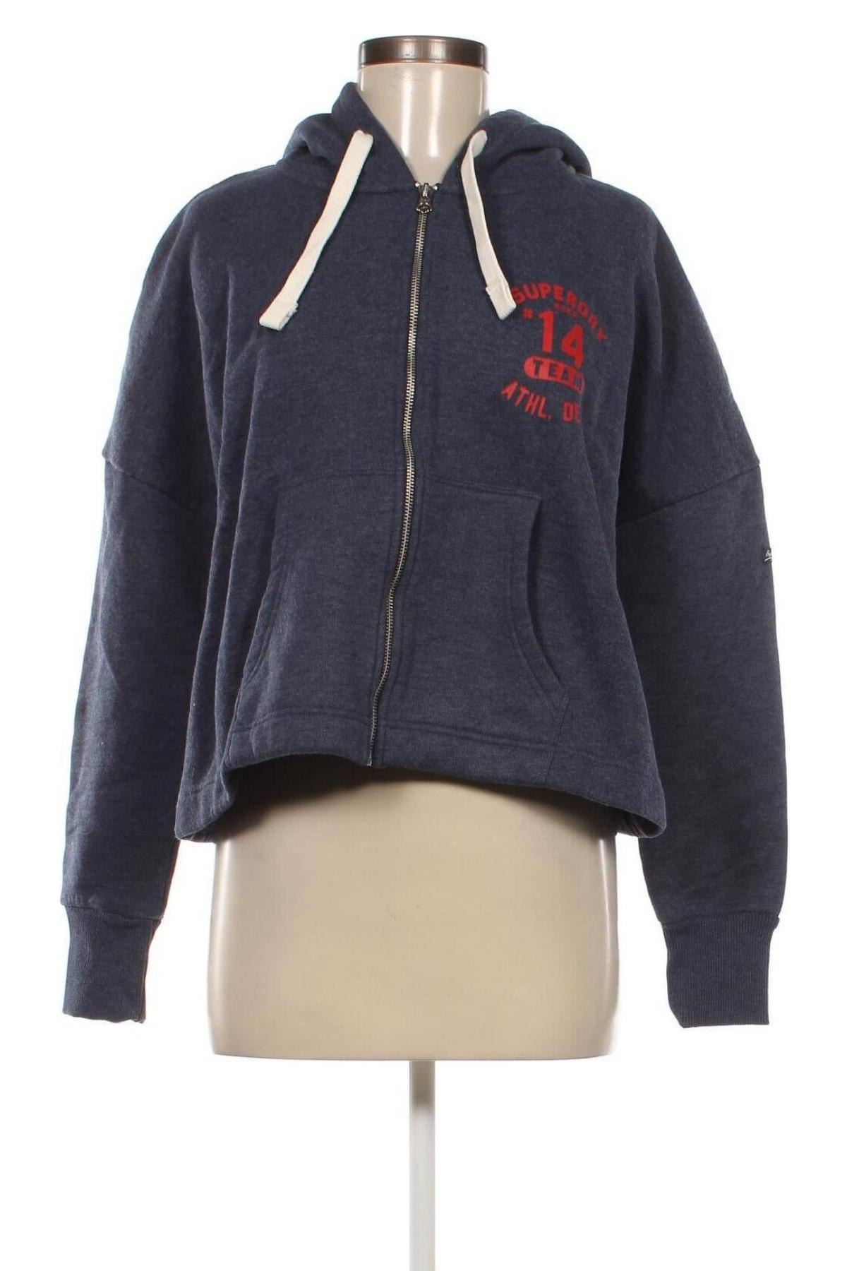 Damen Sweatshirt Superdry, Größe M, Farbe Blau, Preis 29,51 €