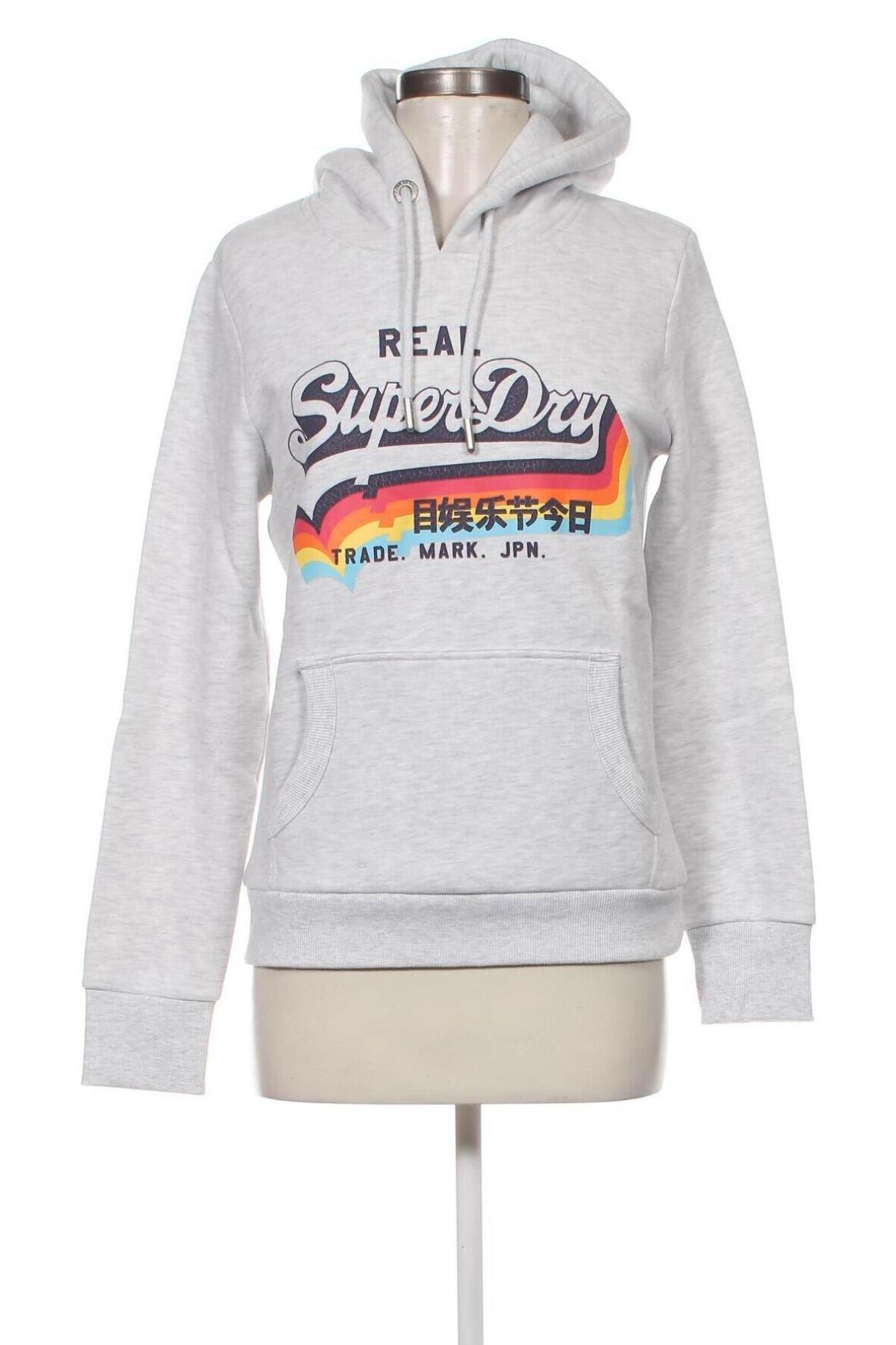 Damen Sweatshirt Superdry, Größe M, Farbe Grau, Preis 31,14 €