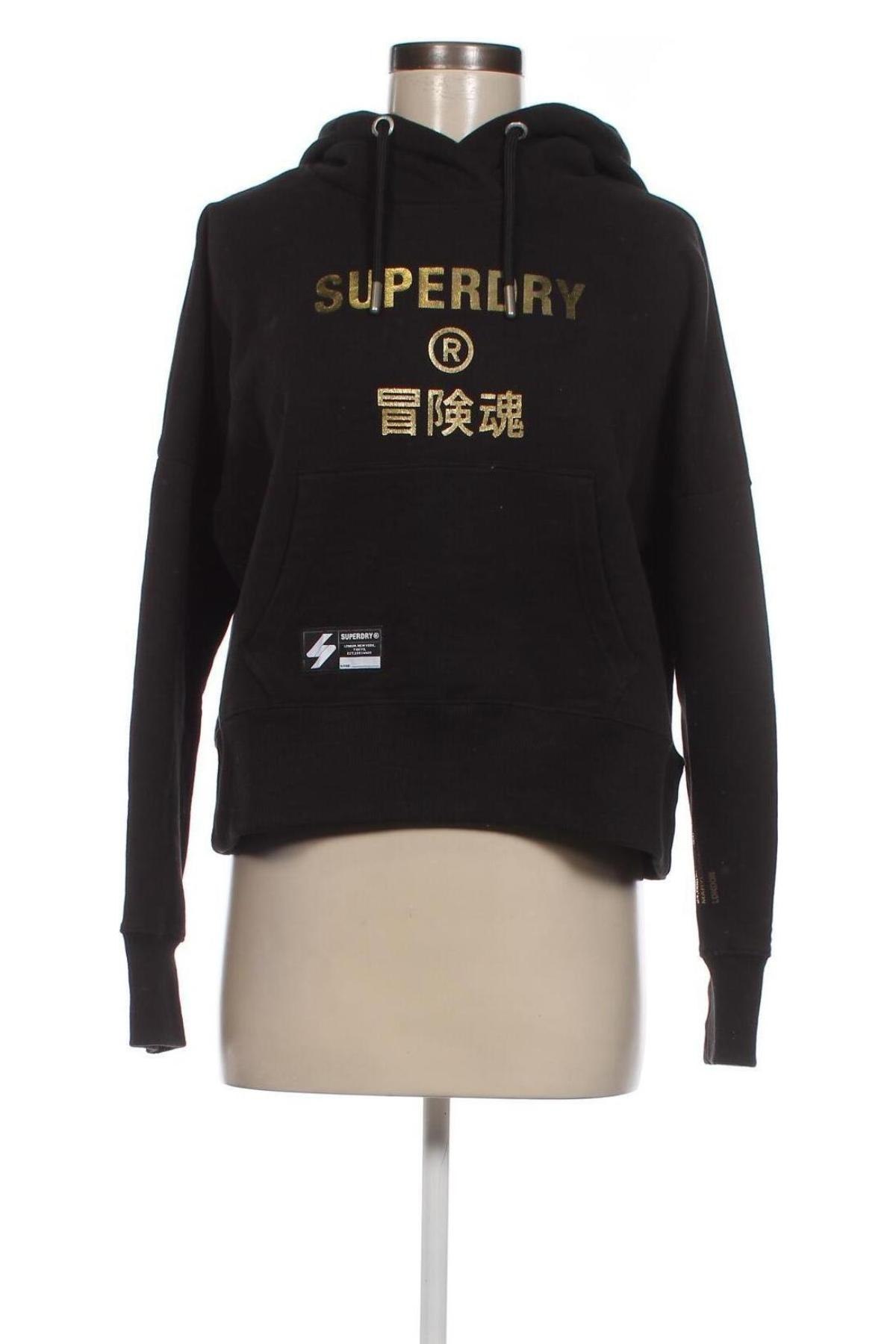 Női sweatshirt Superdry, Méret M, Szín Fekete, Ár 12 101 Ft