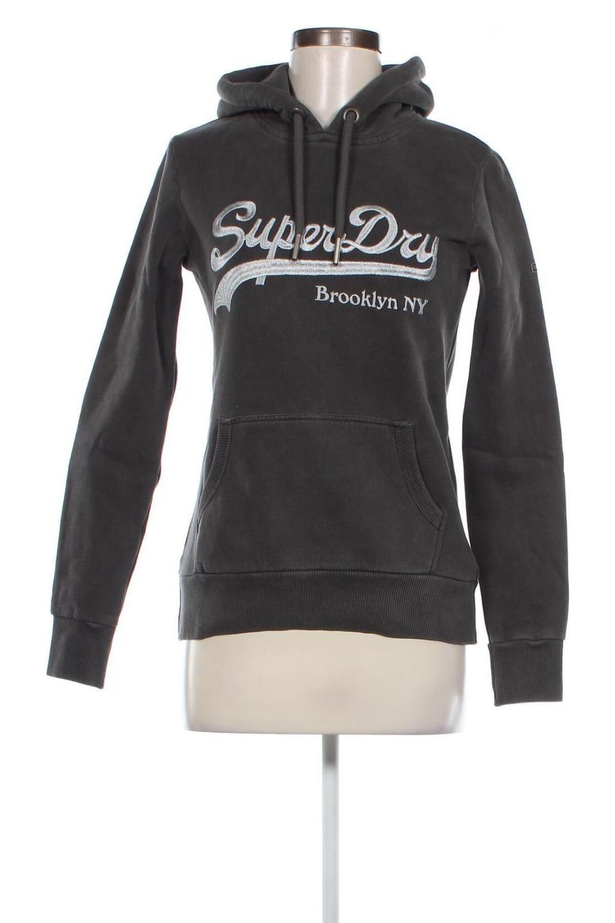 Damen Sweatshirt Superdry, Größe S, Farbe Grau, Preis € 13,11
