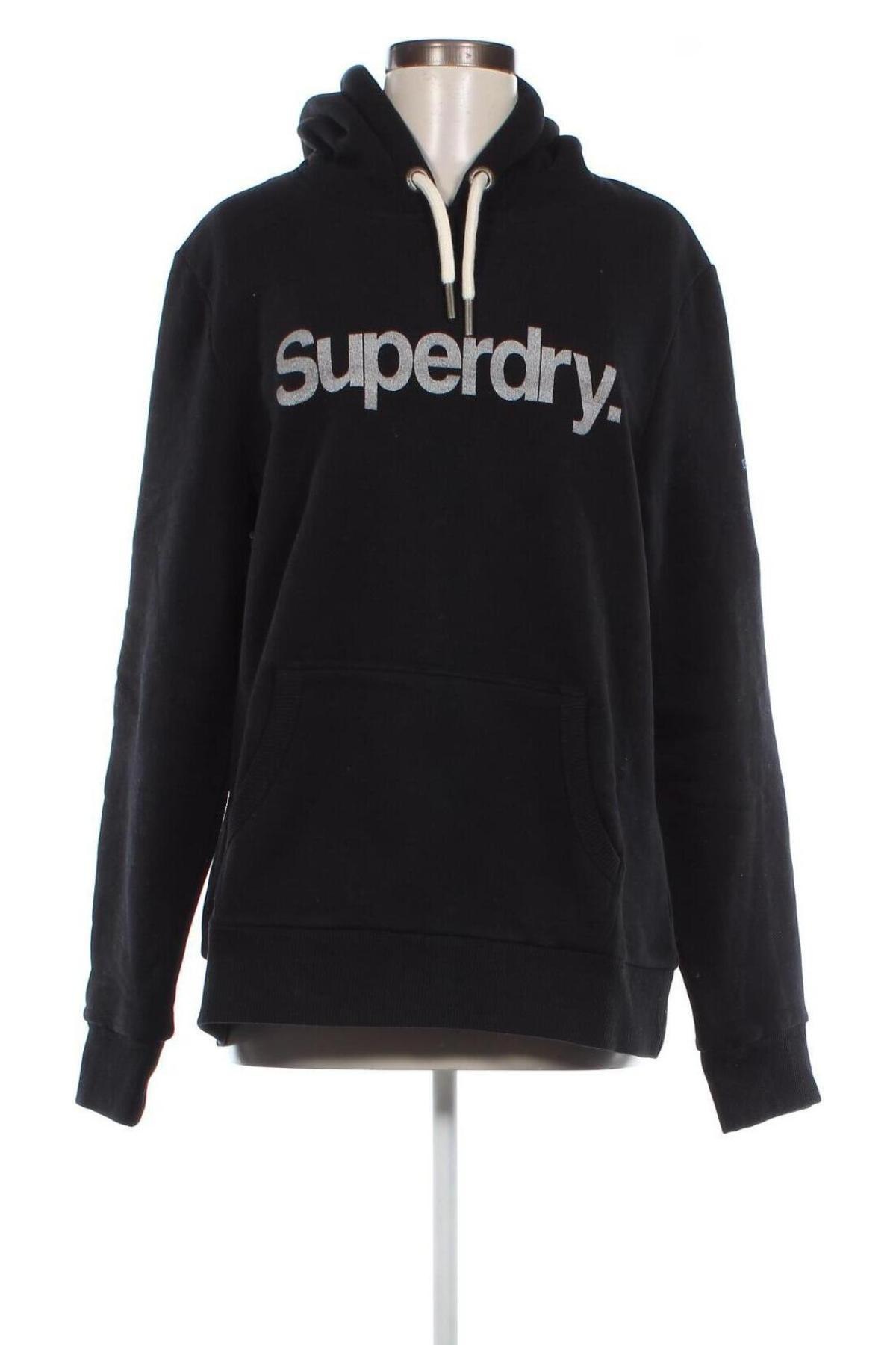 Damen Sweatshirt Superdry, Größe XL, Farbe Schwarz, Preis 29,51 €