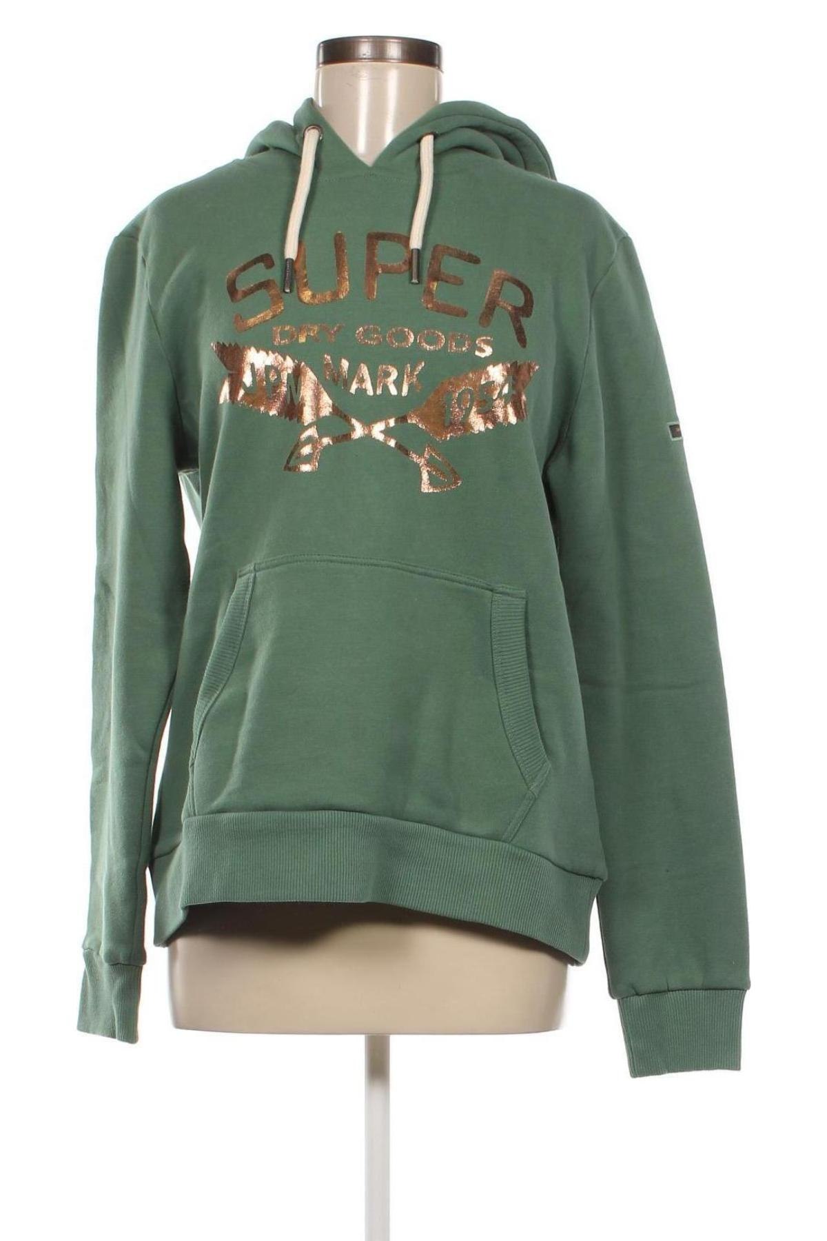 Γυναικείο φούτερ Superdry, Μέγεθος L, Χρώμα Πράσινο, Τιμή 29,51 €