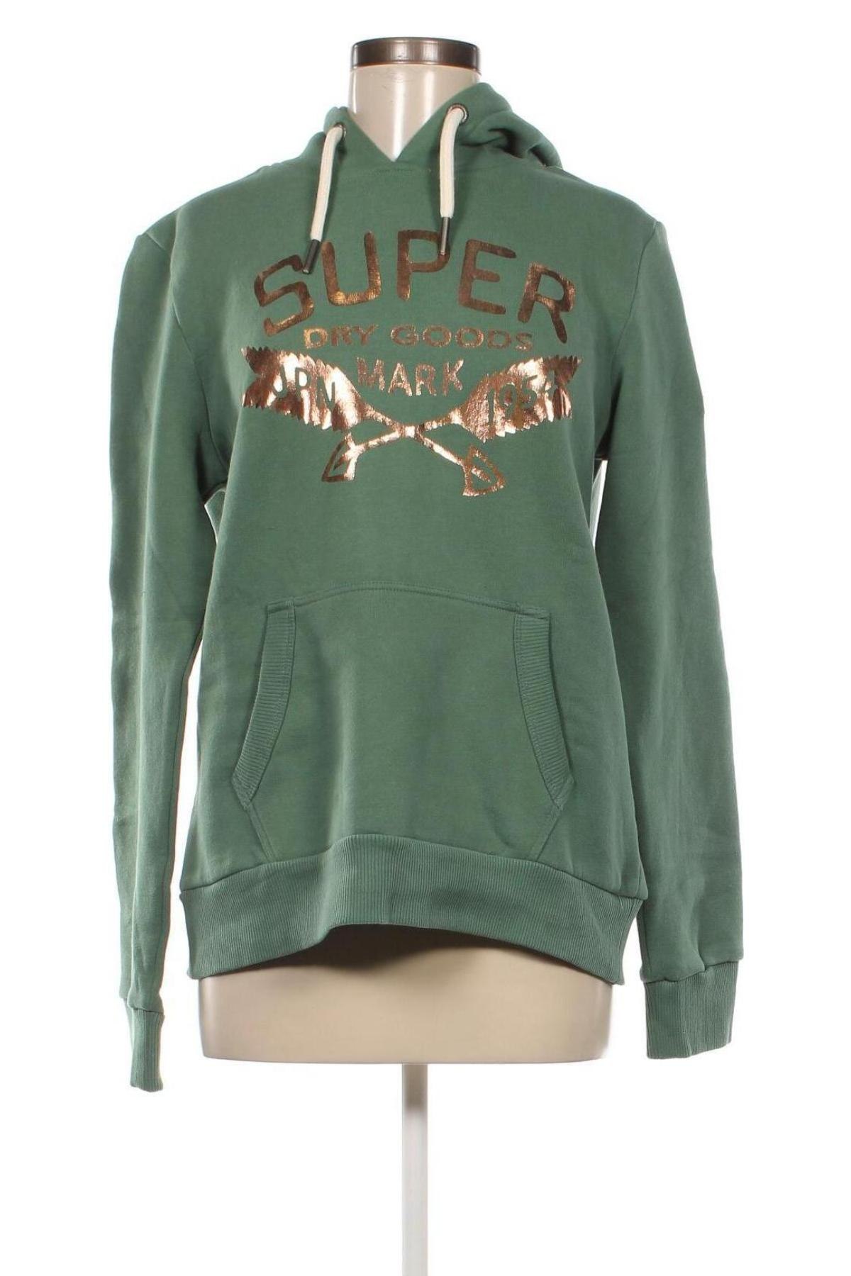 Γυναικείο φούτερ Superdry, Μέγεθος M, Χρώμα Πράσινο, Τιμή 29,51 €