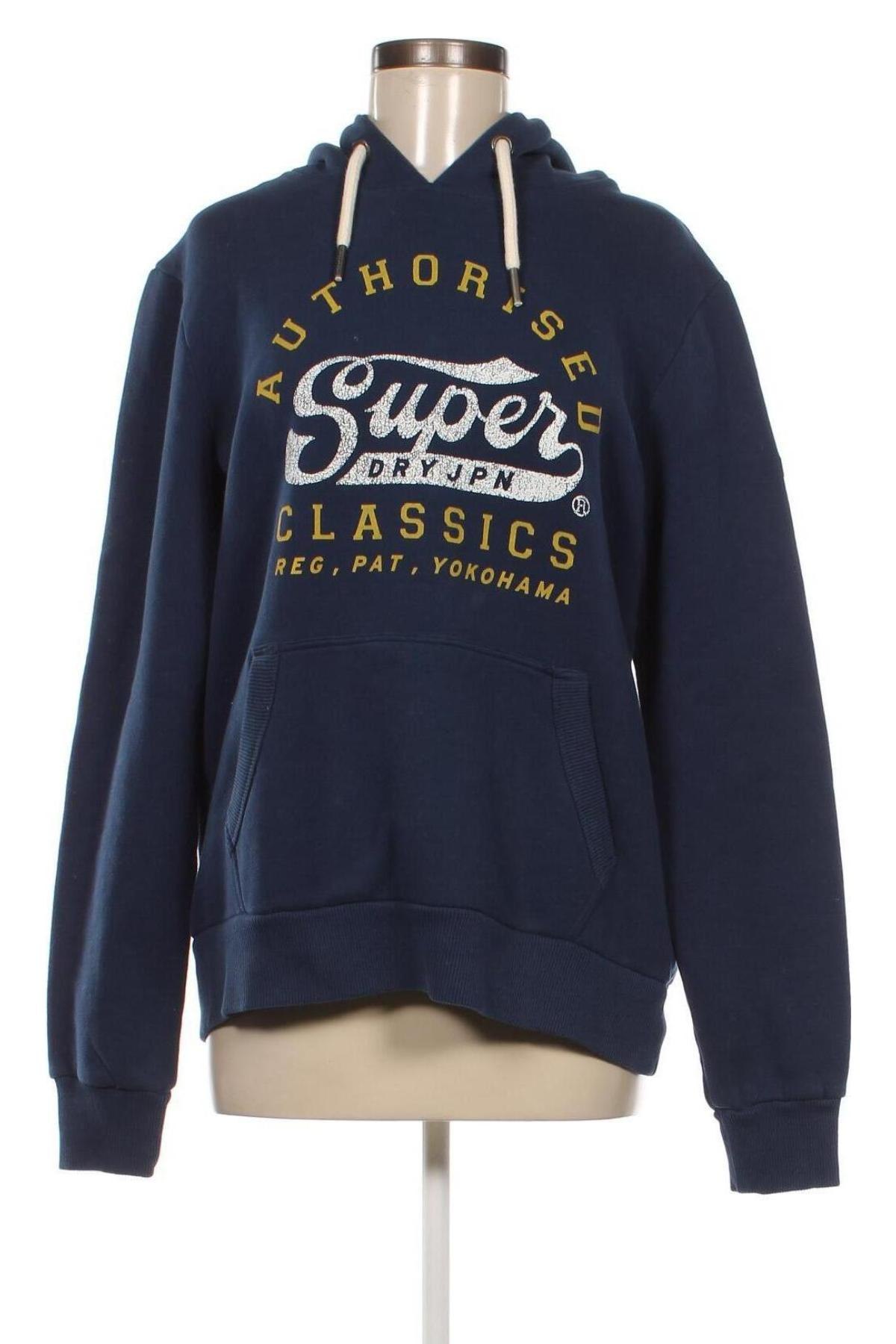 Női sweatshirt Superdry, Méret L, Szín Kék, Ár 6 275 Ft