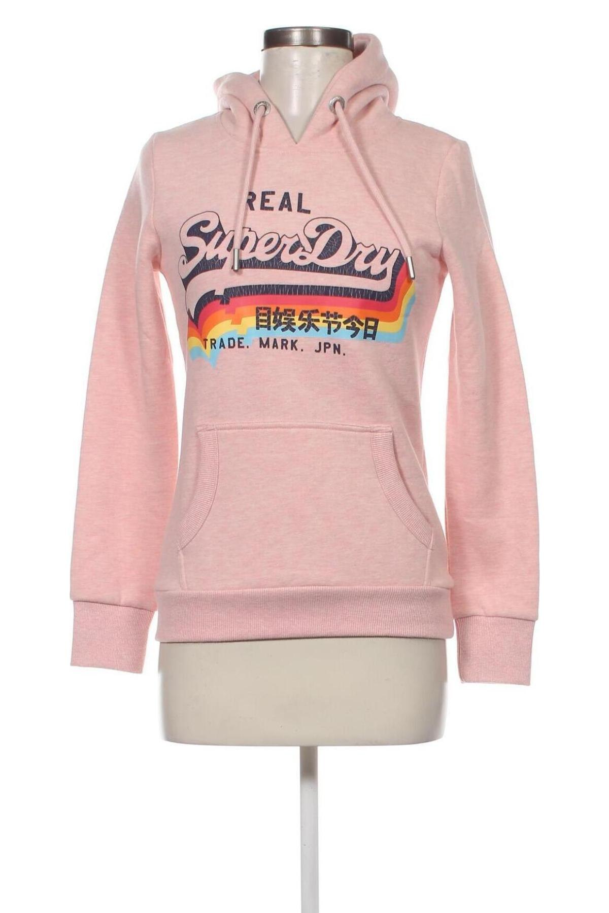 Γυναικείο φούτερ Superdry, Μέγεθος S, Χρώμα Ρόζ , Τιμή 54,64 €