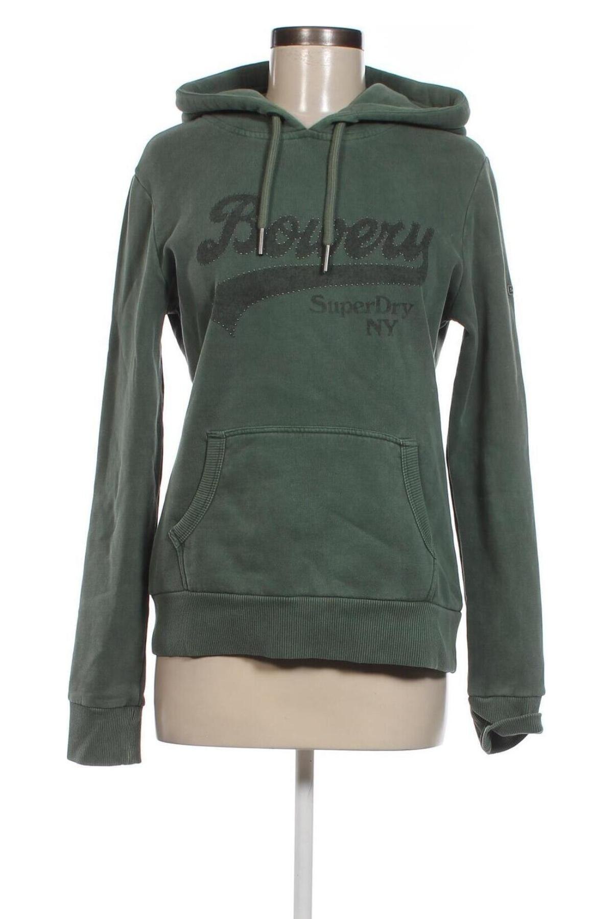 Γυναικείο φούτερ Superdry, Μέγεθος M, Χρώμα Πράσινο, Τιμή 31,14 €