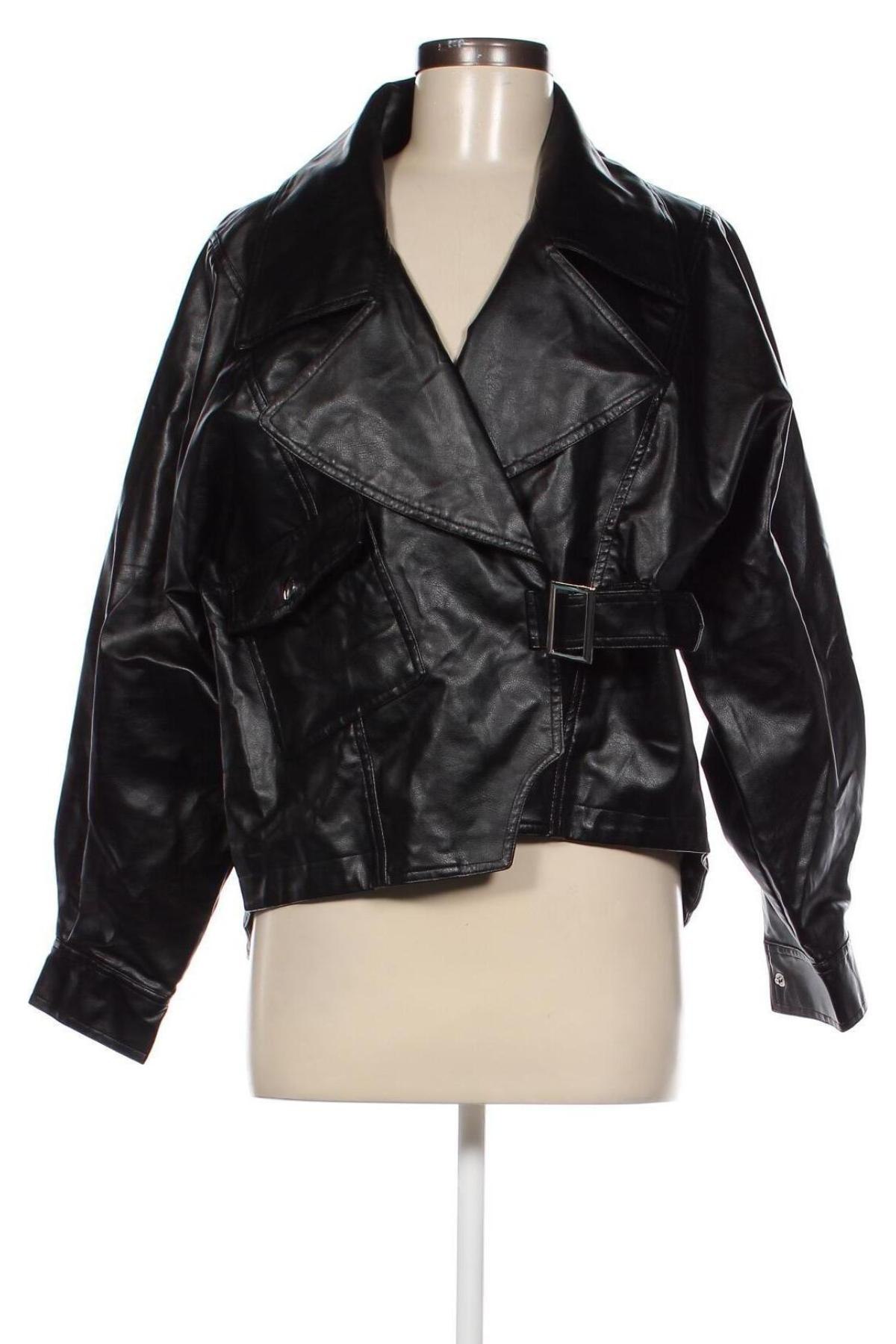 Damen Lederjacke, Größe XL, Farbe Schwarz, Preis 28,99 €