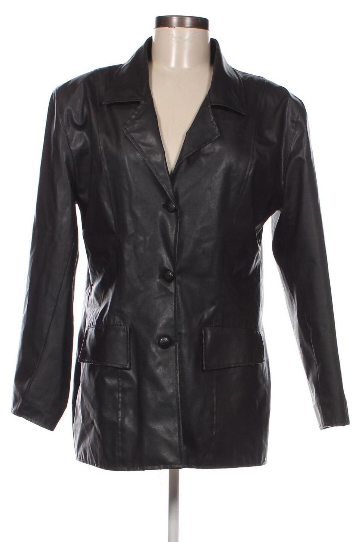 Dámská kožená bunda , Velikost L, Barva Černá, Cena  148,00 Kč