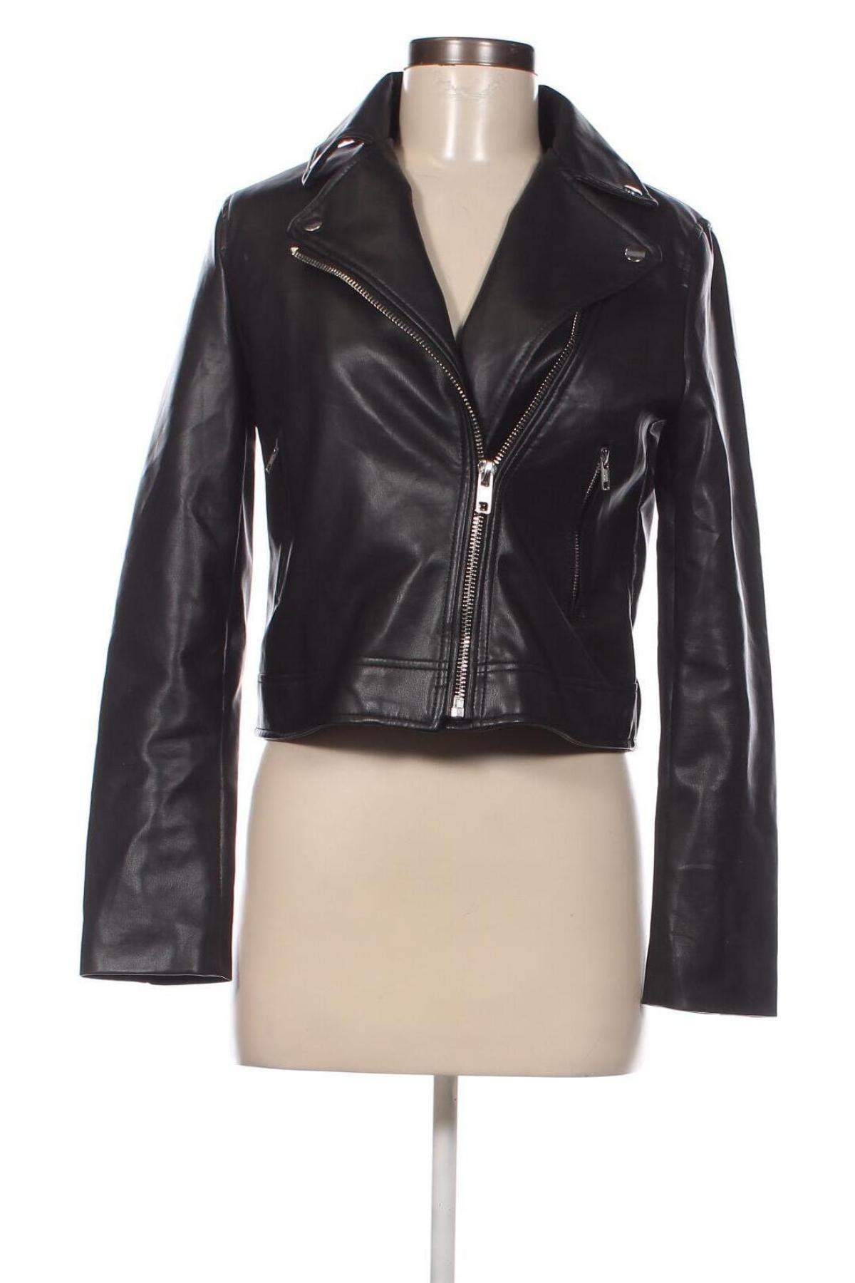 Dámska kožená bunda  ASOS, Veľkosť S, Farba Čierna, Cena  25,52 €