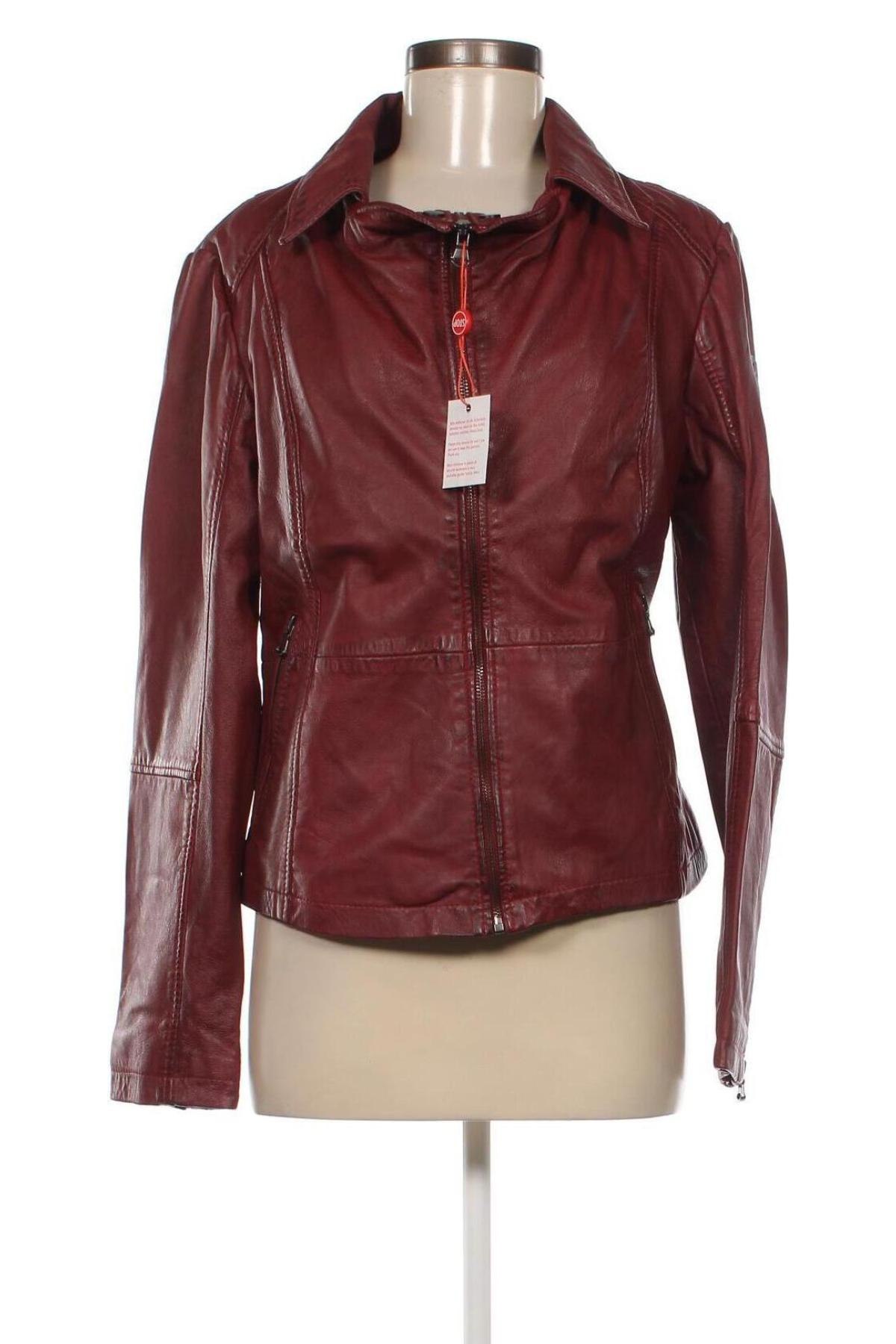 Dámska kožená bunda  Alpenblitz, Veľkosť M, Farba Červená, Cena  265,98 €