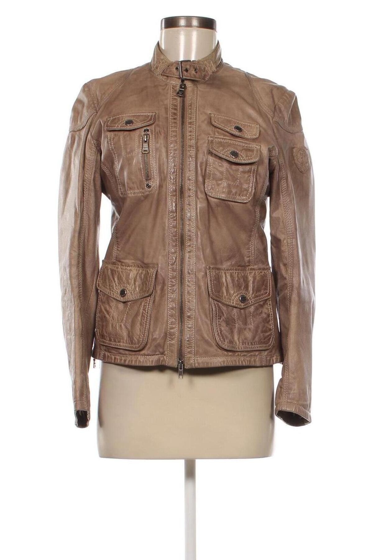 Dámska kožená bunda  Gipsy, Veľkosť M, Farba Béžová, Cena  103,79 €