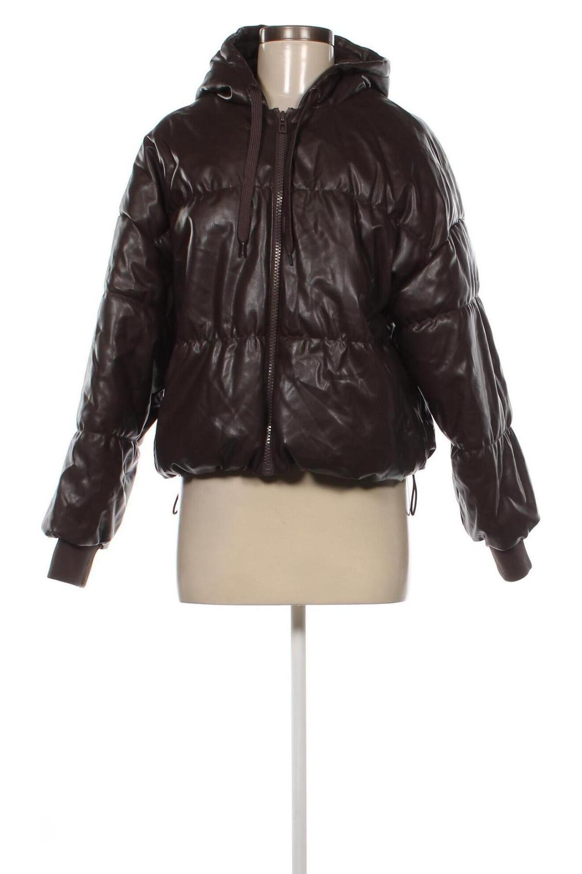 Γυναικείο δερμάτινο μπουφάν H&M B'B, Μέγεθος S, Χρώμα Μαύρο, Τιμή 12,43 €