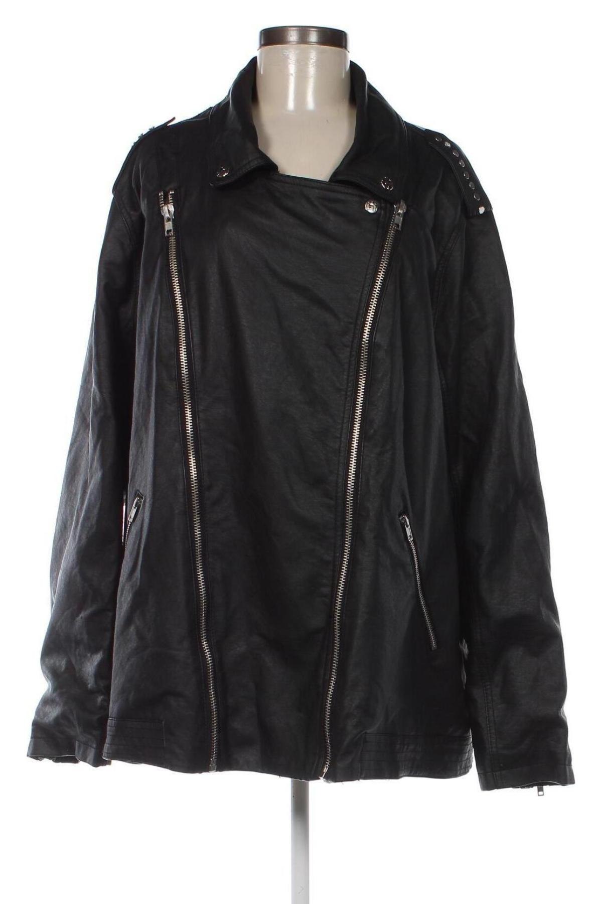 Dámska kožená bunda  Janina, Veľkosť 5XL, Farba Čierna, Cena  44,79 €