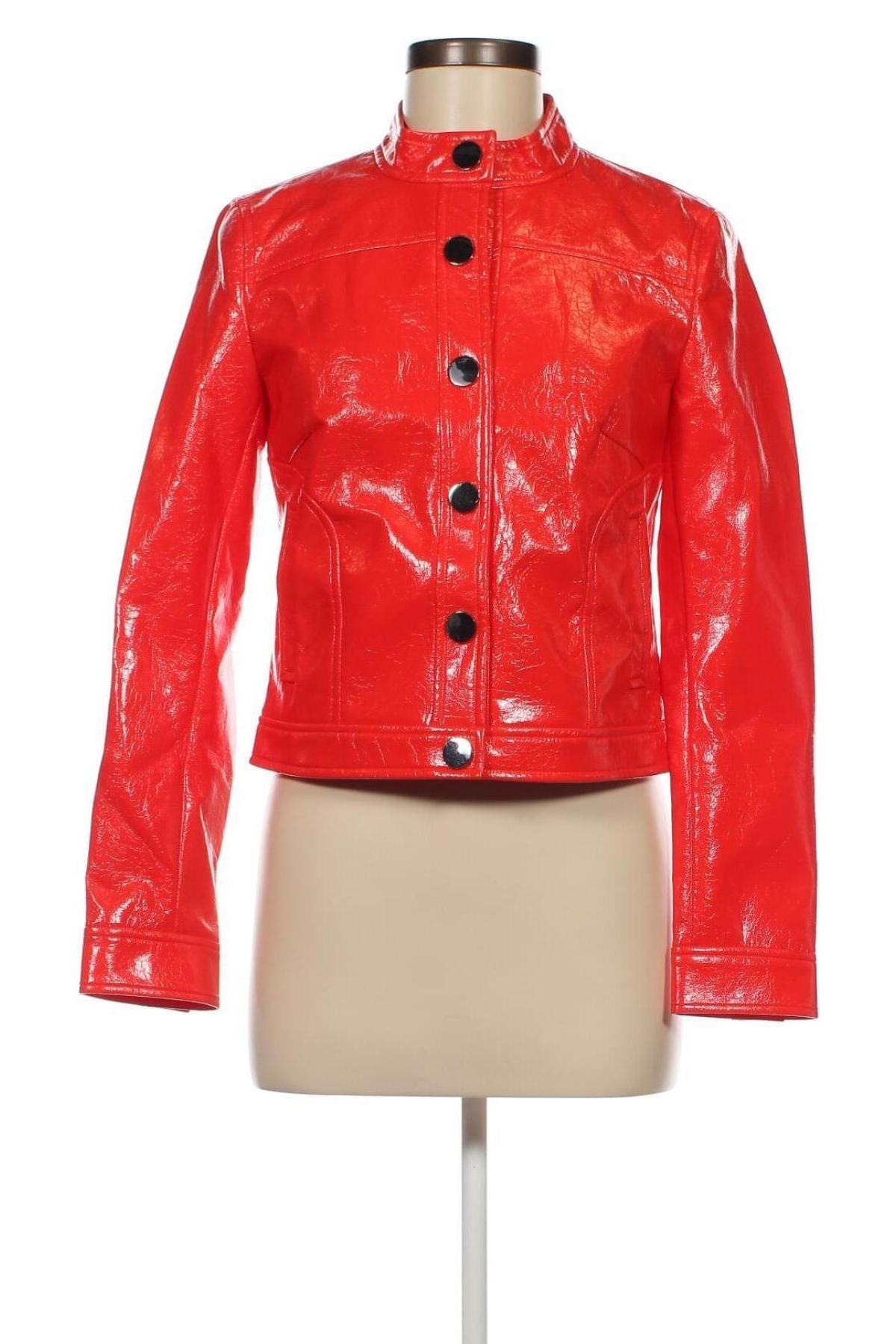 Γυναικείο δερμάτινο μπουφάν Morgan, Μέγεθος M, Χρώμα Κόκκινο, Τιμή 22,83 €