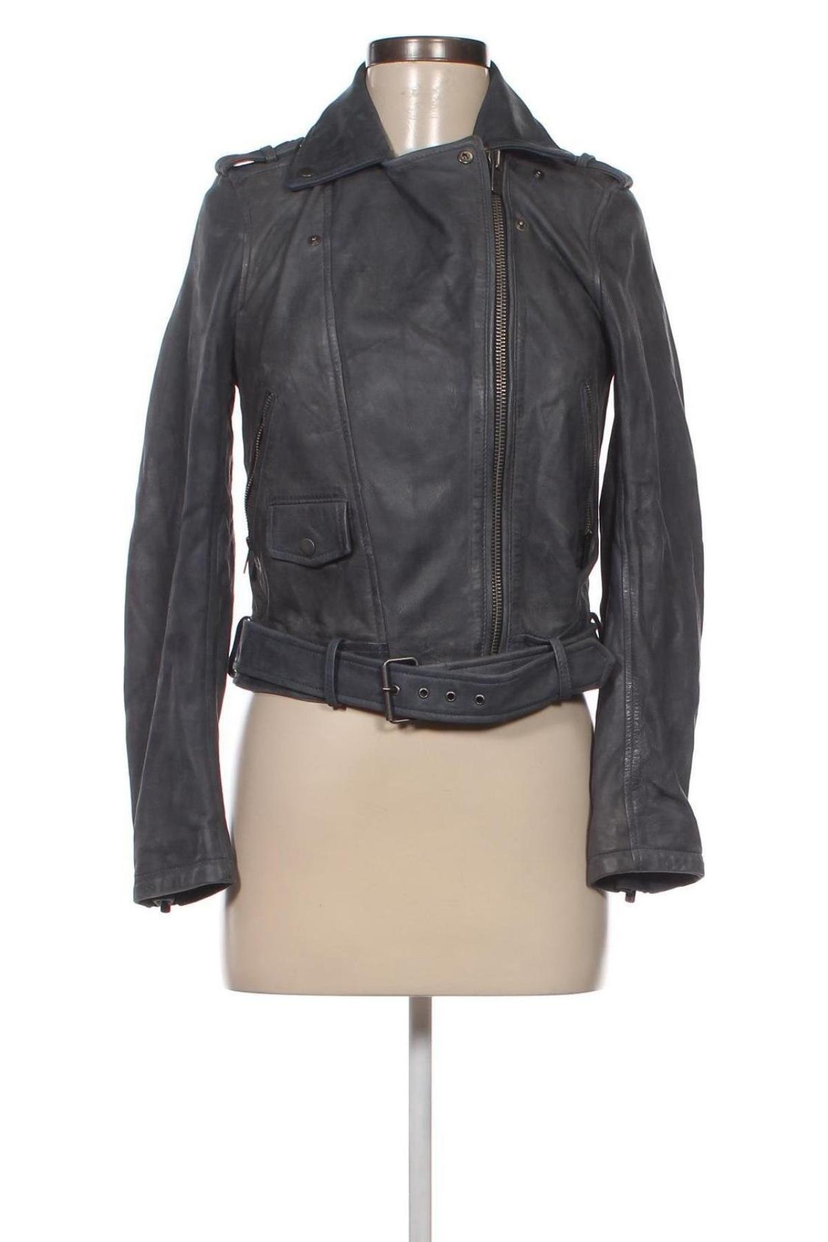 Dámska kožená bunda  Pepe Jeans, Veľkosť XS, Farba Sivá, Cena  220,76 €