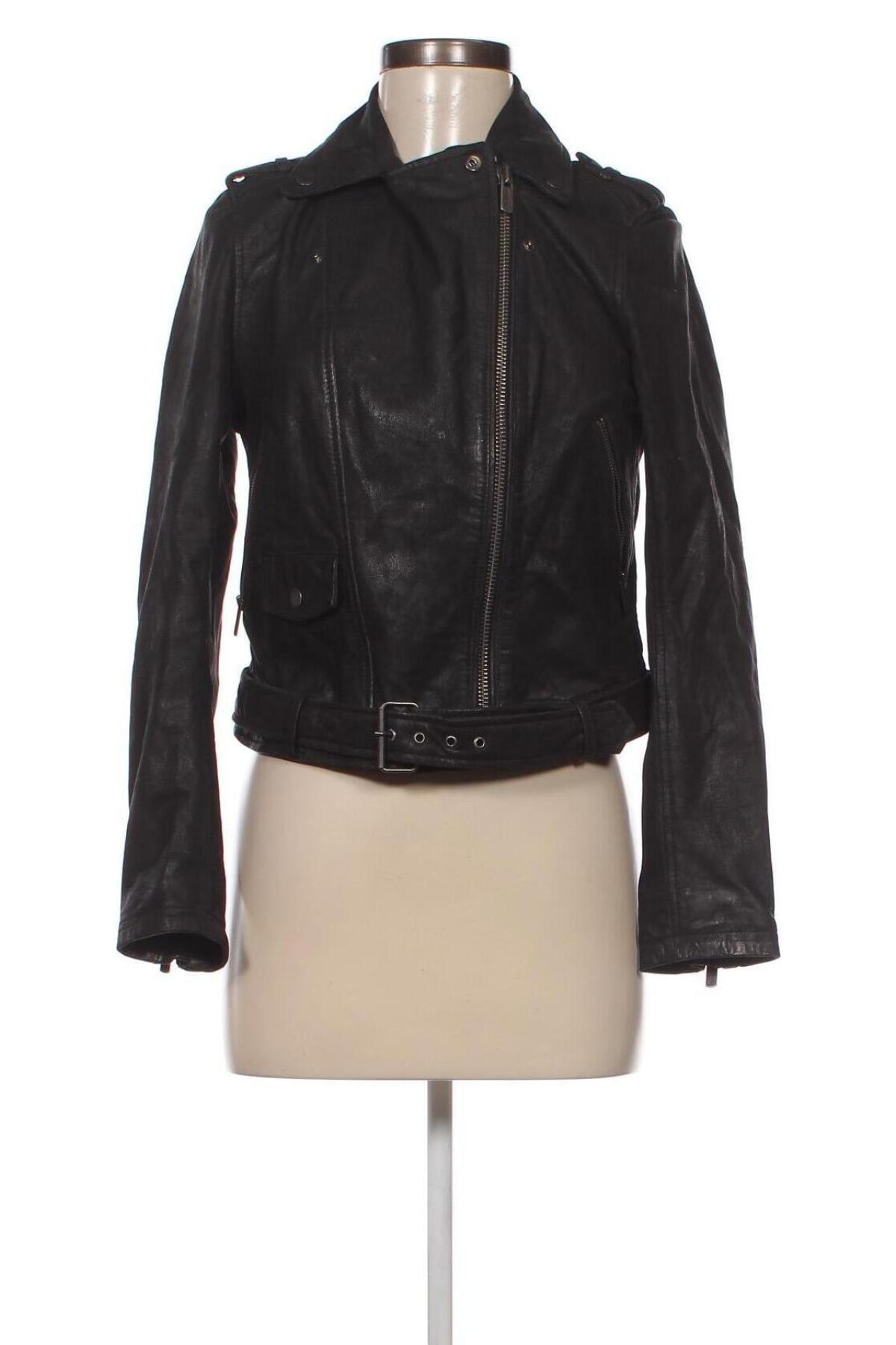 Dámska kožená bunda  Pepe Jeans, Veľkosť S, Farba Čierna, Cena  215,44 €