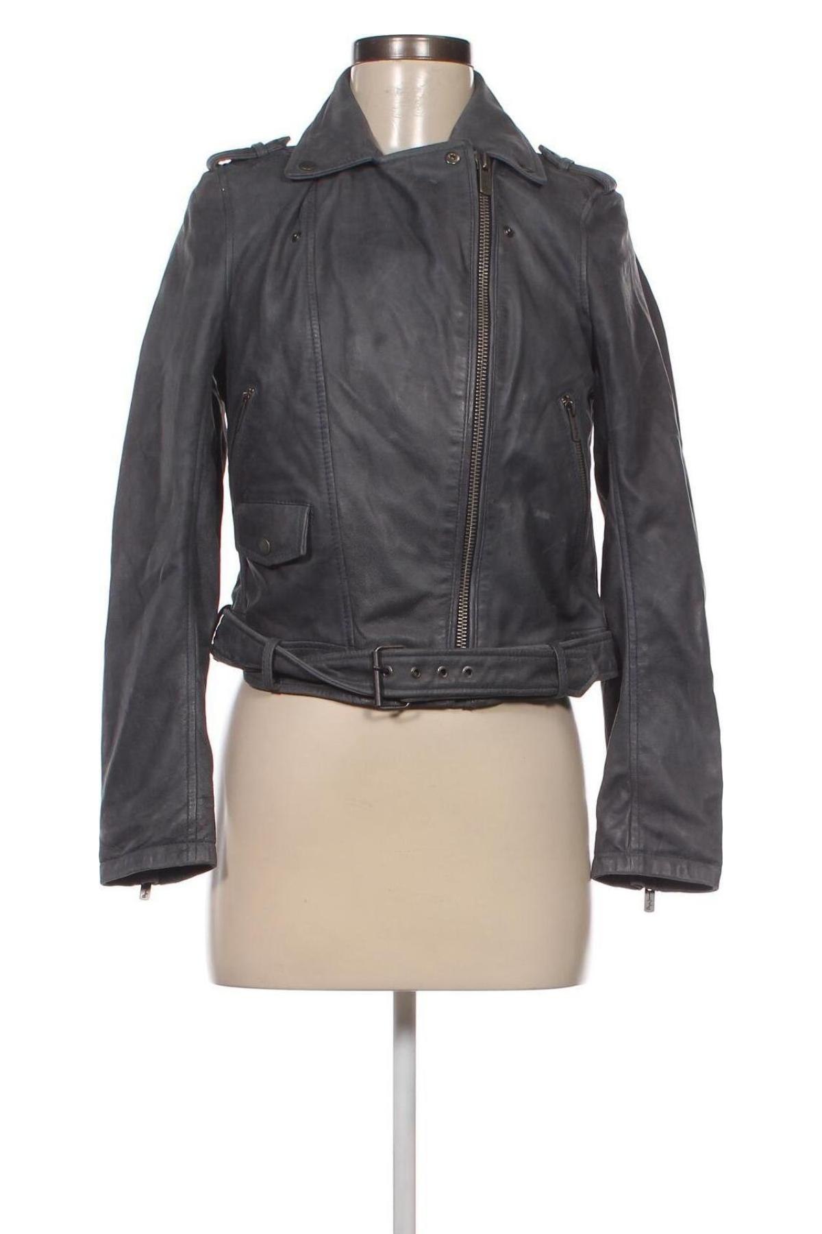Dámska kožená bunda  Pepe Jeans, Veľkosť S, Farba Sivá, Cena  215,44 €