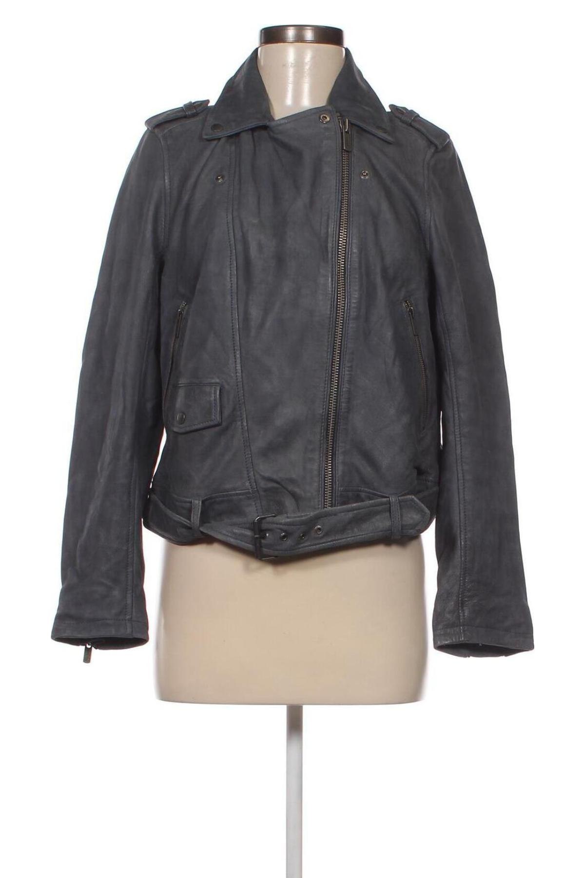 Dámska kožená bunda  Pepe Jeans, Veľkosť L, Farba Sivá, Cena  220,76 €