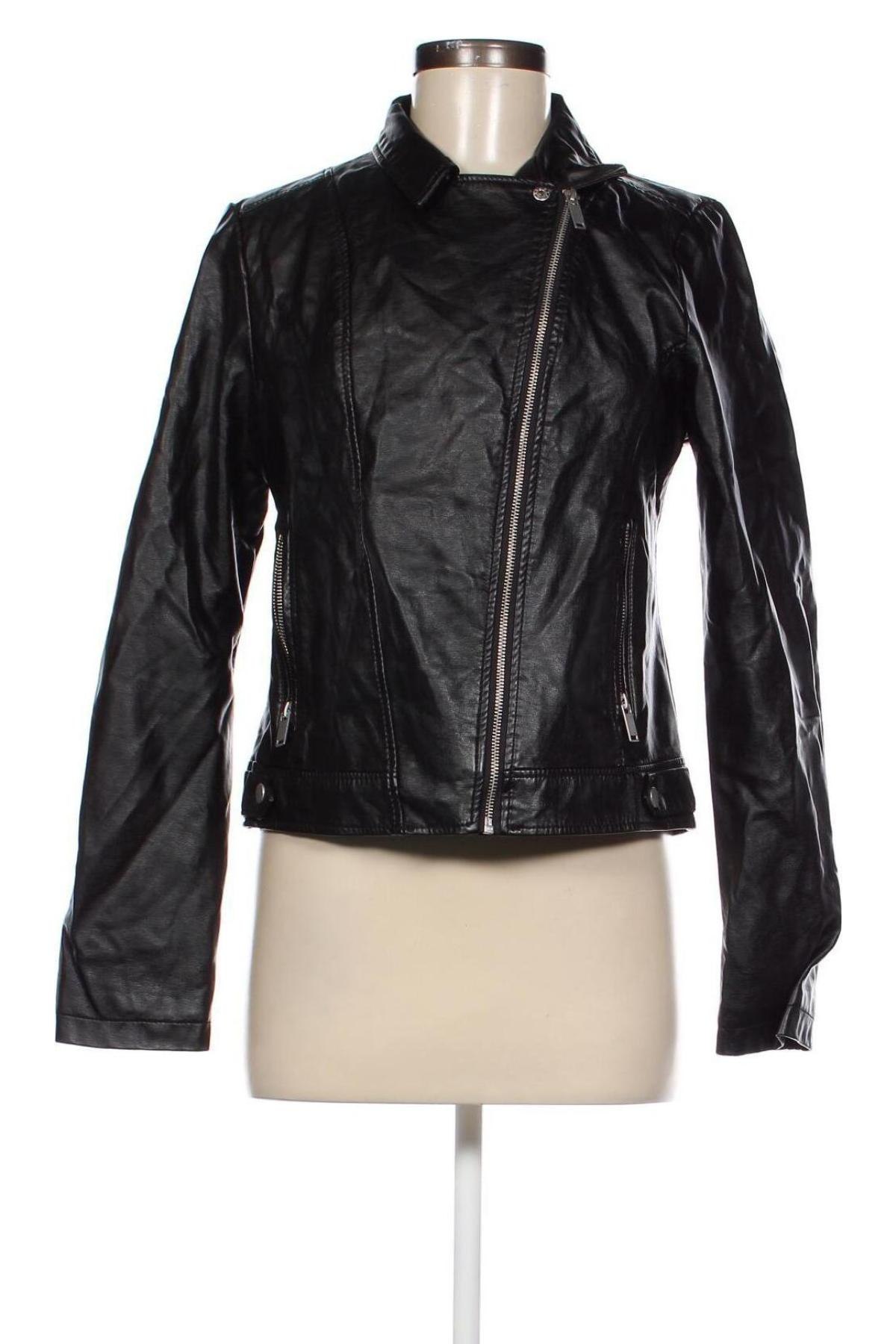 Dámska kožená bunda  Primark, Veľkosť M, Farba Čierna, Cena  23,06 €