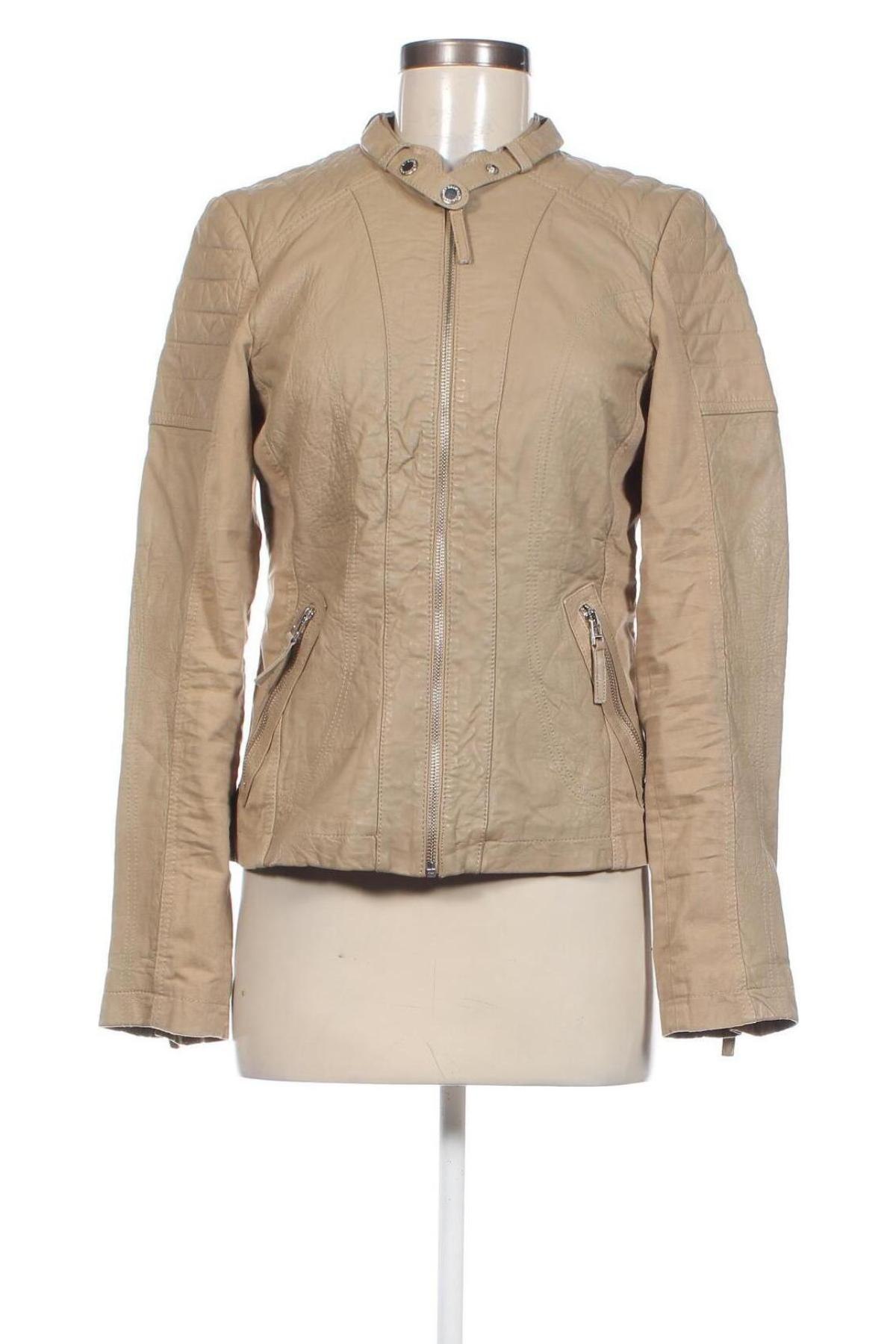Dámska kožená bunda  S.Oliver, Veľkosť S, Farba Béžová, Cena  43,78 €