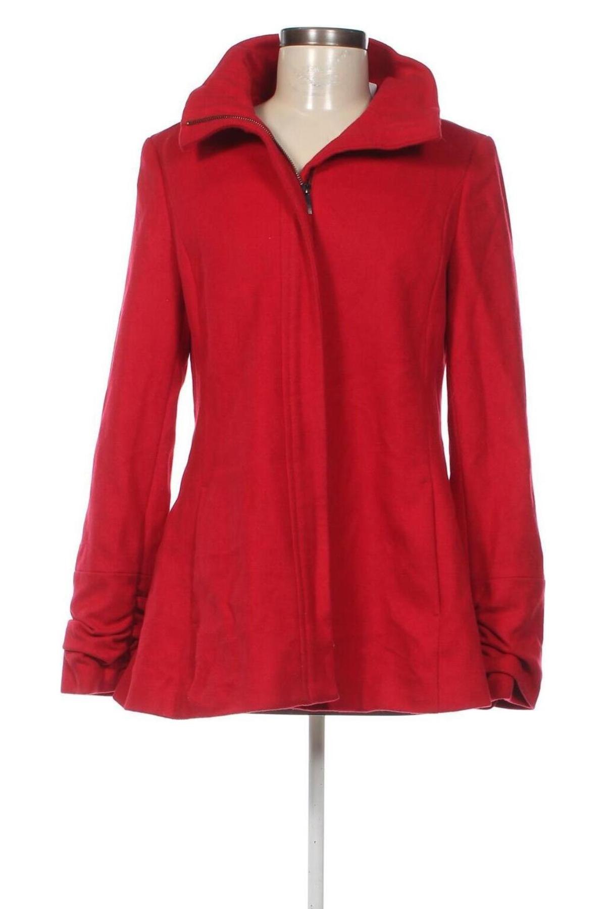 Dámský kabát , Velikost M, Barva Červená, Cena  478,00 Kč