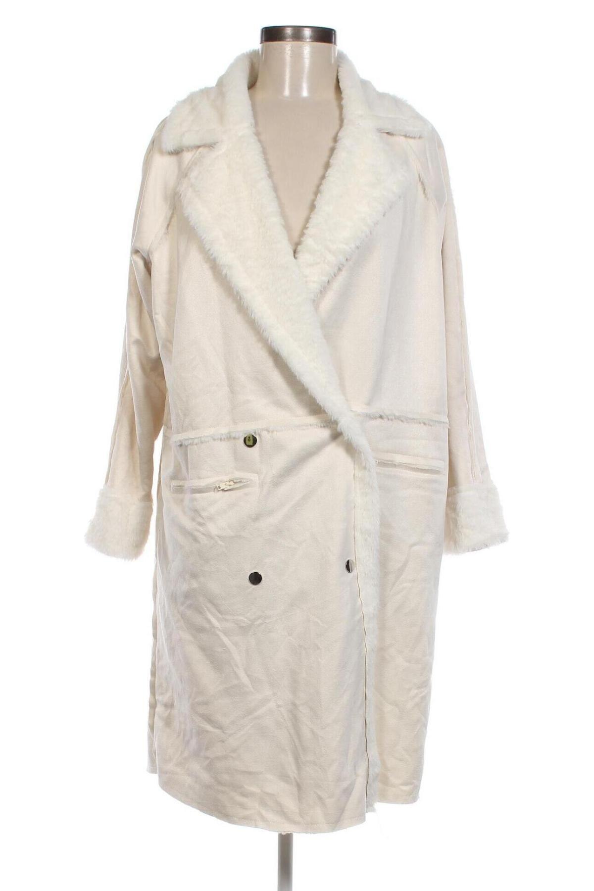 Дамско палто, Размер S, Цвят Бял, Цена 57,78 лв.