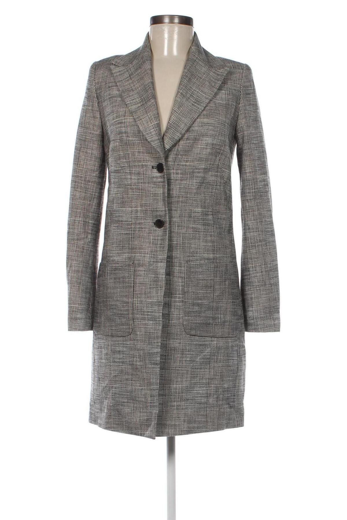 Дамско палто, Размер XS, Цвят Сив, Цена 55,62 лв.