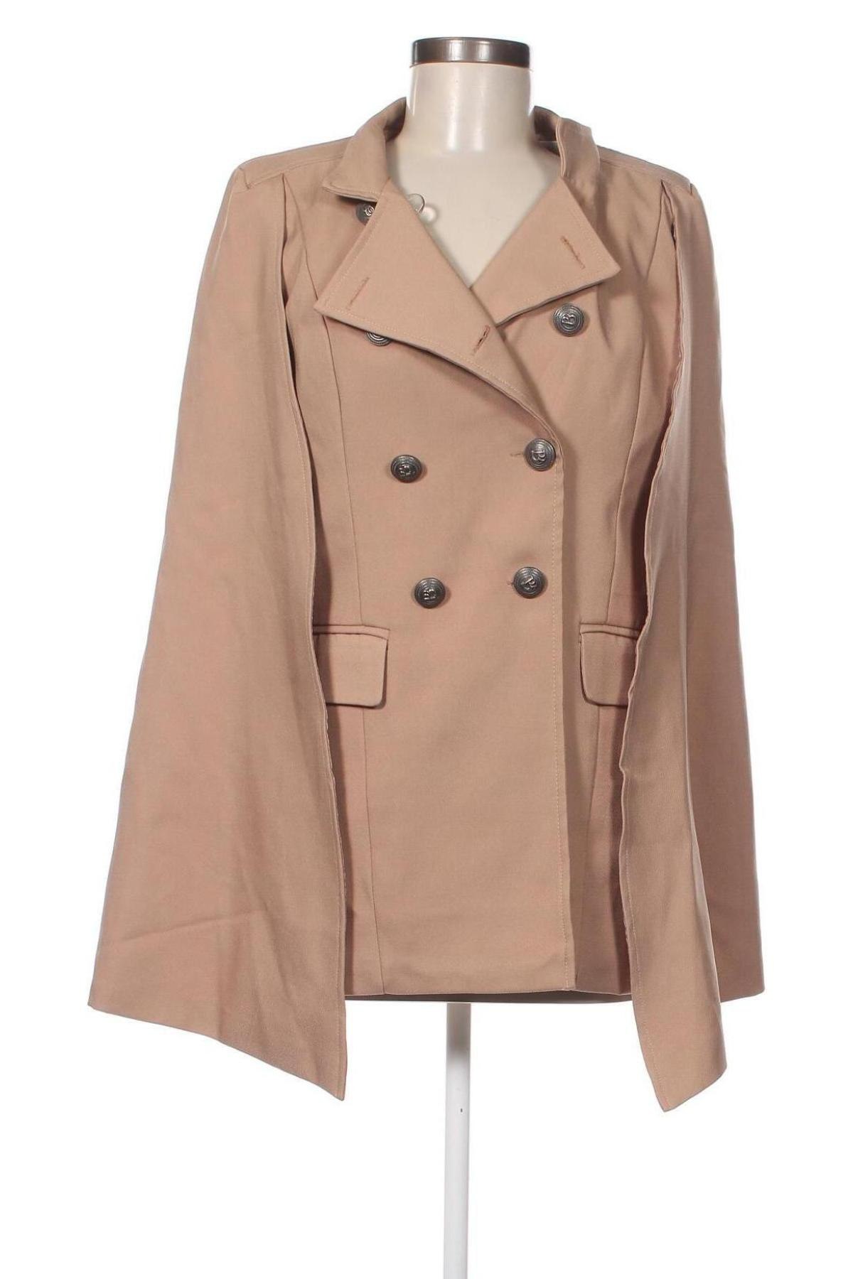 Γυναικείο παλτό, Μέγεθος L, Χρώμα  Μπέζ, Τιμή 20,28 €