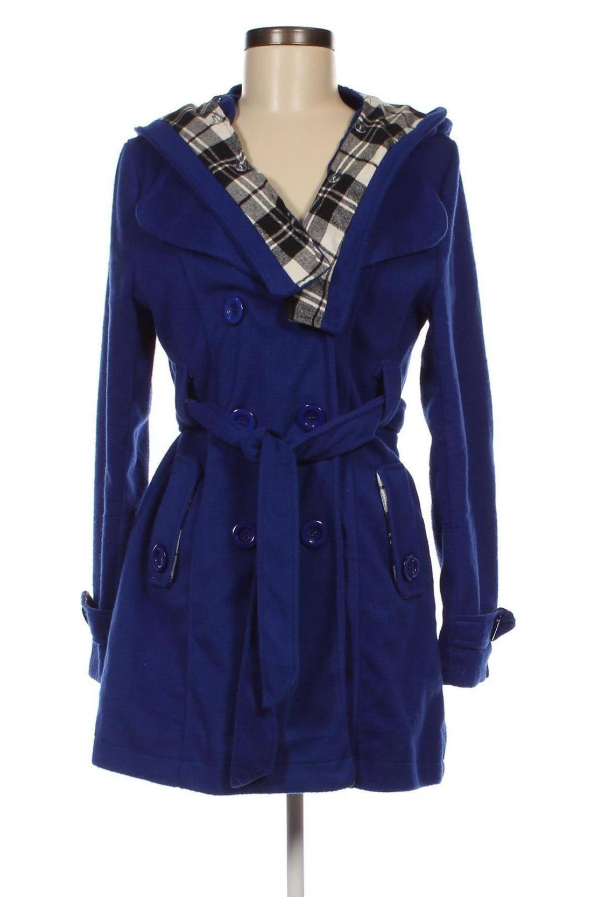 Dámský kabát , Velikost S, Barva Modrá, Cena  1 020,00 Kč