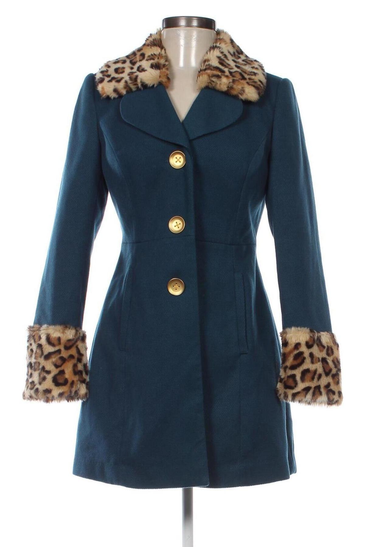 Дамско палто Amaryllis, Размер S, Цвят Син, Цена 107,00 лв.