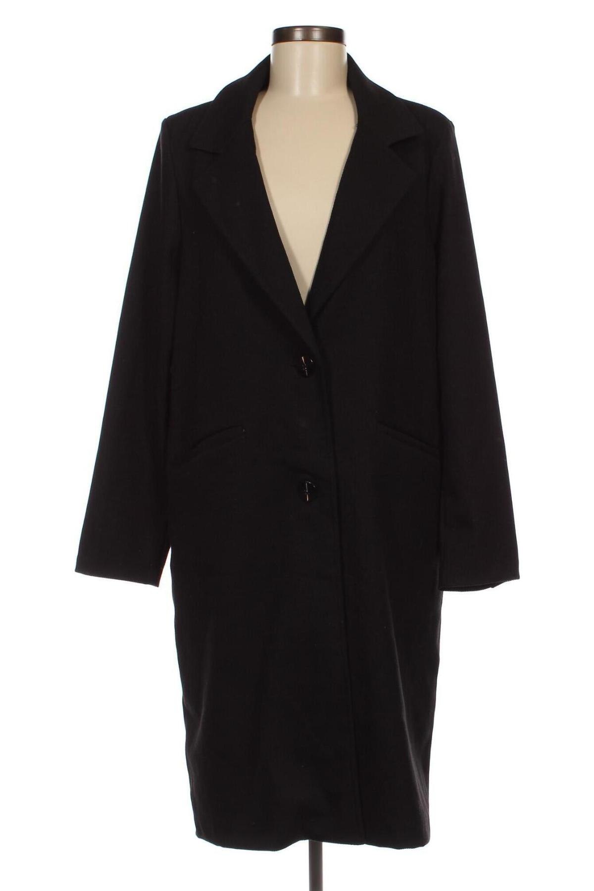 Γυναικείο παλτό Amisu, Μέγεθος L, Χρώμα Μαύρο, Τιμή 21,38 €