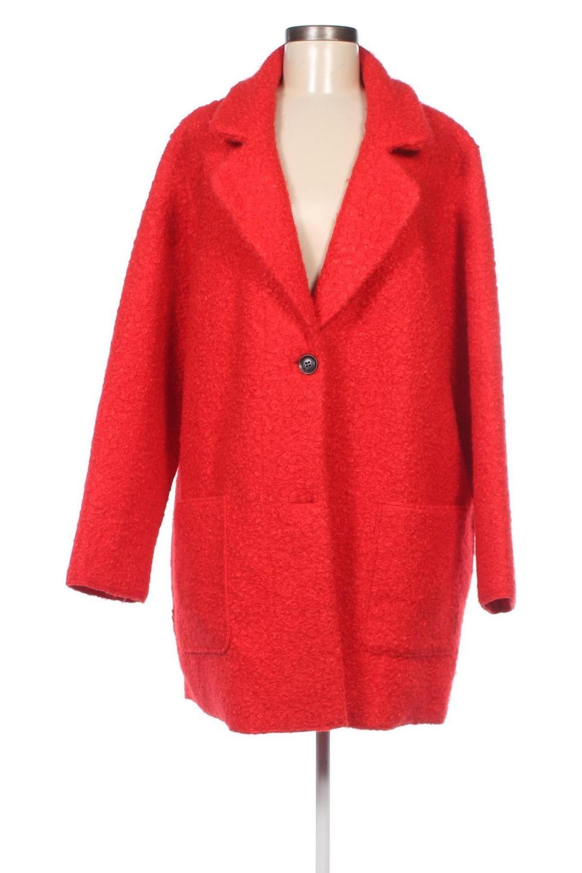 Дамско палто Bpc Bonprix Collection, Размер 3XL, Цвят Червен, Цена 107,00 лв.