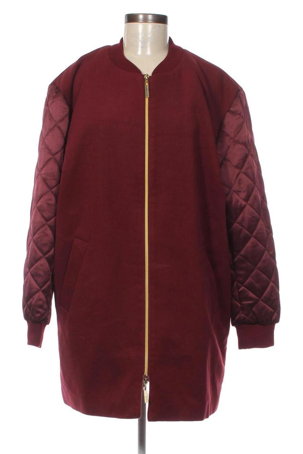 Дамско палто Bpc Bonprix Collection, Размер XL, Цвят Червен, Цена 51,36 лв.