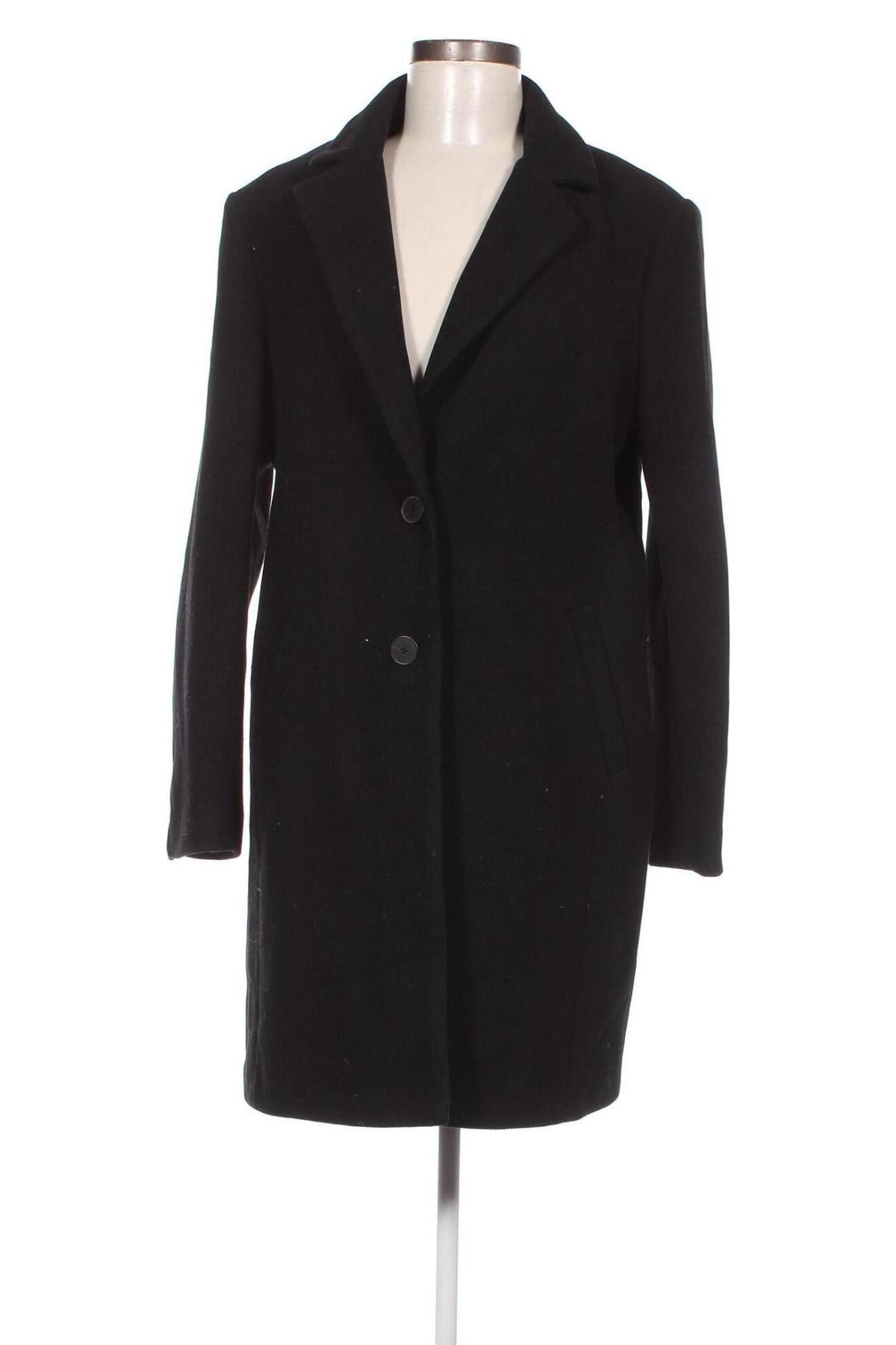 Dámský kabát  C&A, Velikost M, Barva Černá, Cena  375,00 Kč