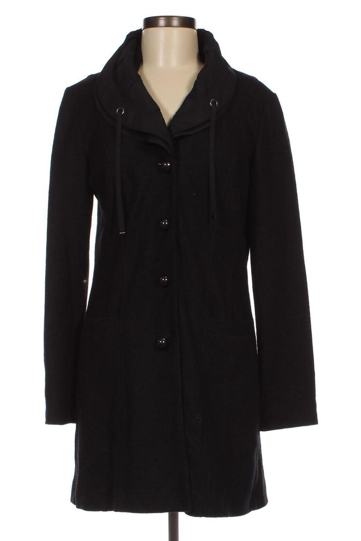 Γυναικείο παλτό Canda, Μέγεθος M, Χρώμα Μαύρο, Τιμή 21,38 €