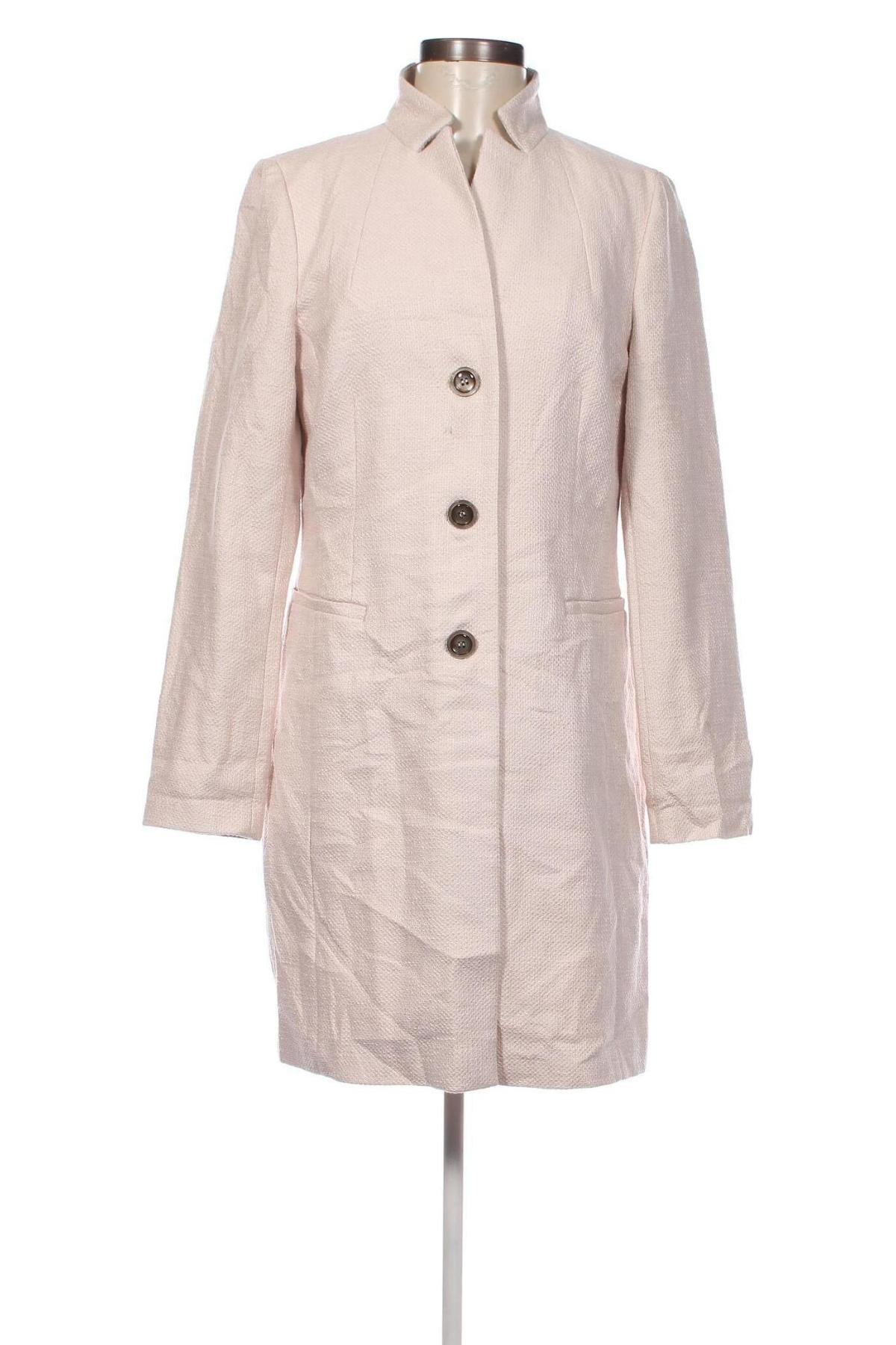 Γυναικείο παλτό Comma,, Μέγεθος S, Χρώμα Εκρού, Τιμή 61,12 €