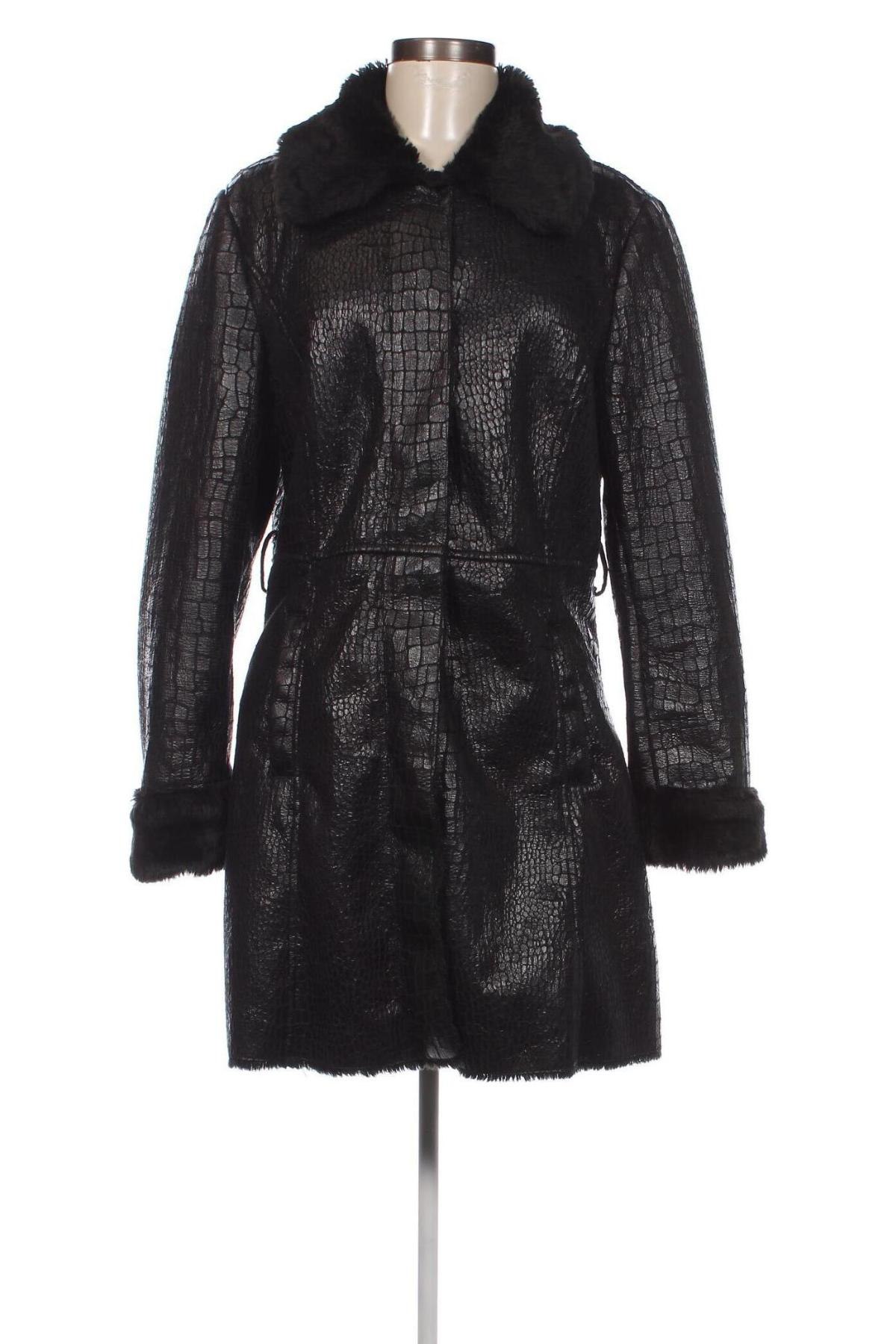 Γυναικείο παλτό Easycomfort, Μέγεθος M, Χρώμα Μαύρο, Τιμή 33,10 €