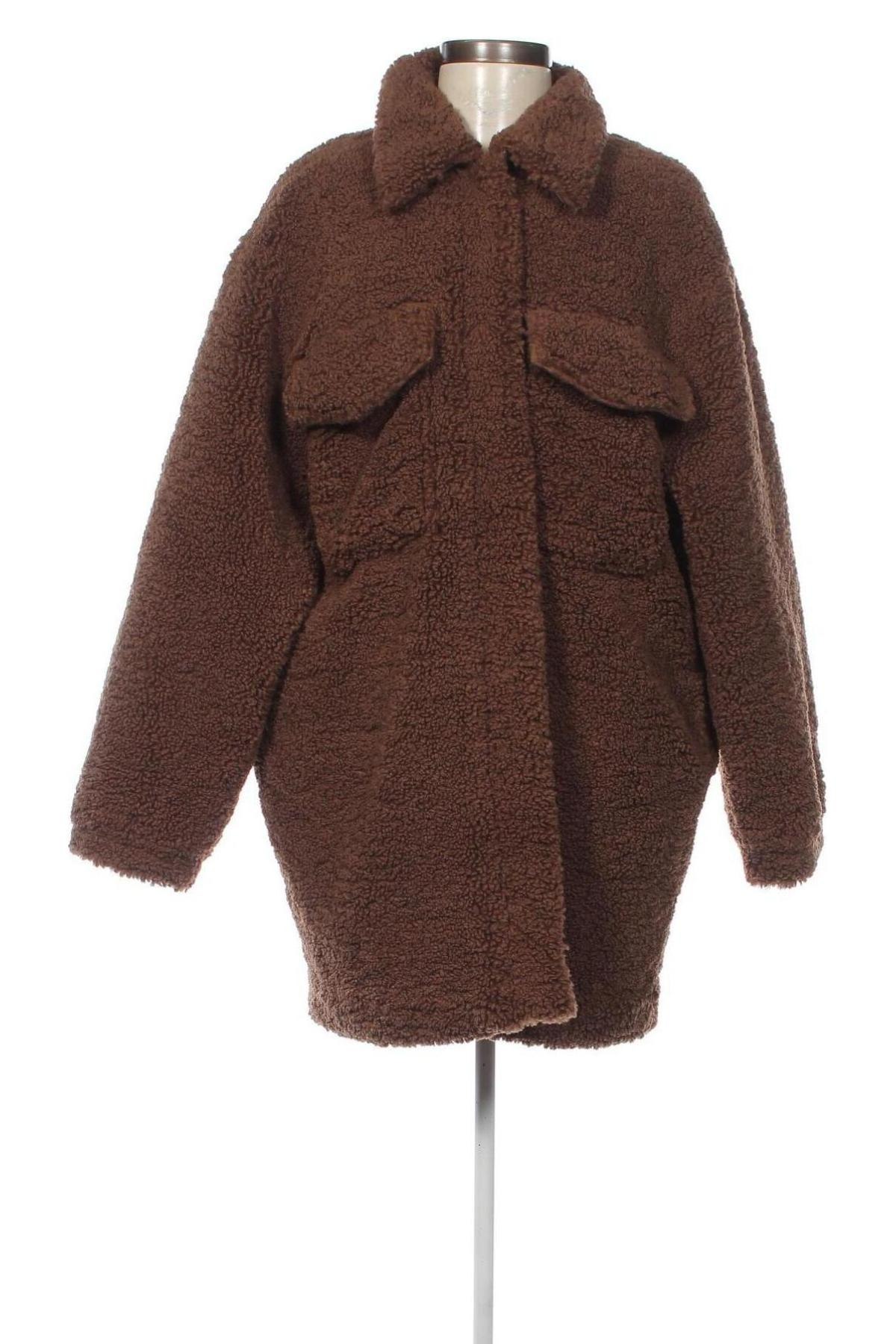 Дамско палто Ena Pelly, Размер M, Цвят Кафяв, Цена 69,12 лв.