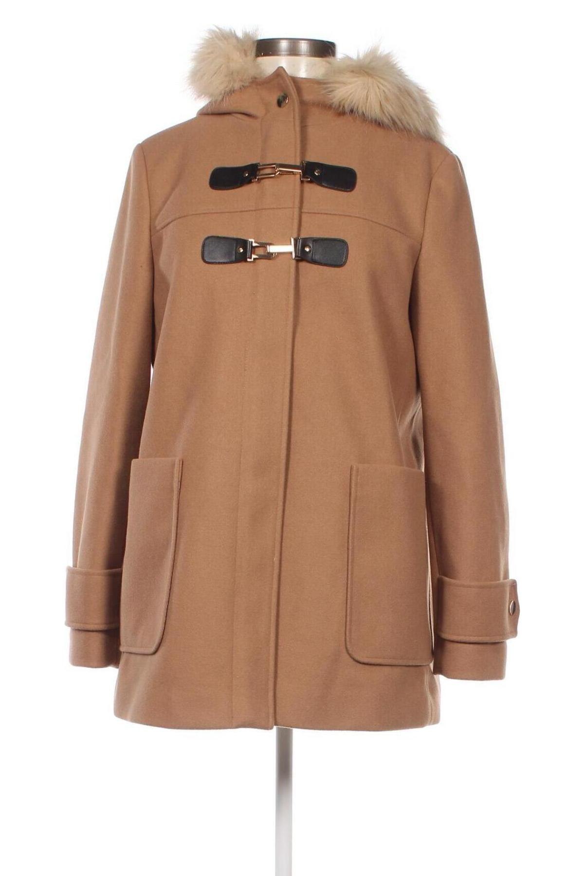 Γυναικείο παλτό Etam, Μέγεθος M, Χρώμα  Μπέζ, Τιμή 26,60 €