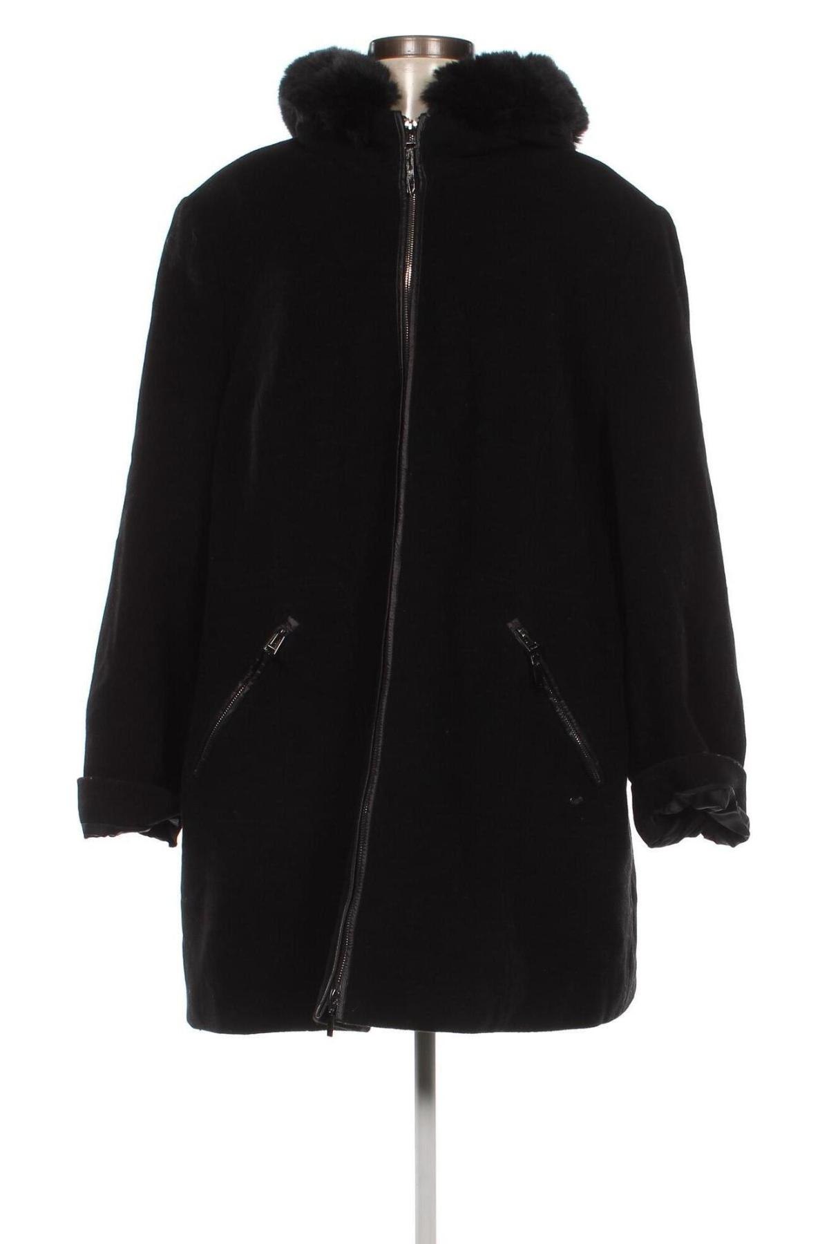 Дамско палто Gerry Weber, Размер XXL, Цвят Черен, Цена 136,00 лв.