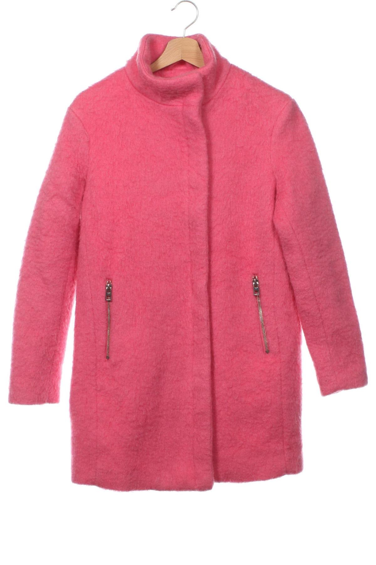 Dámský kabát  H&M, Velikost XS, Barva Růžová, Cena  907,00 Kč