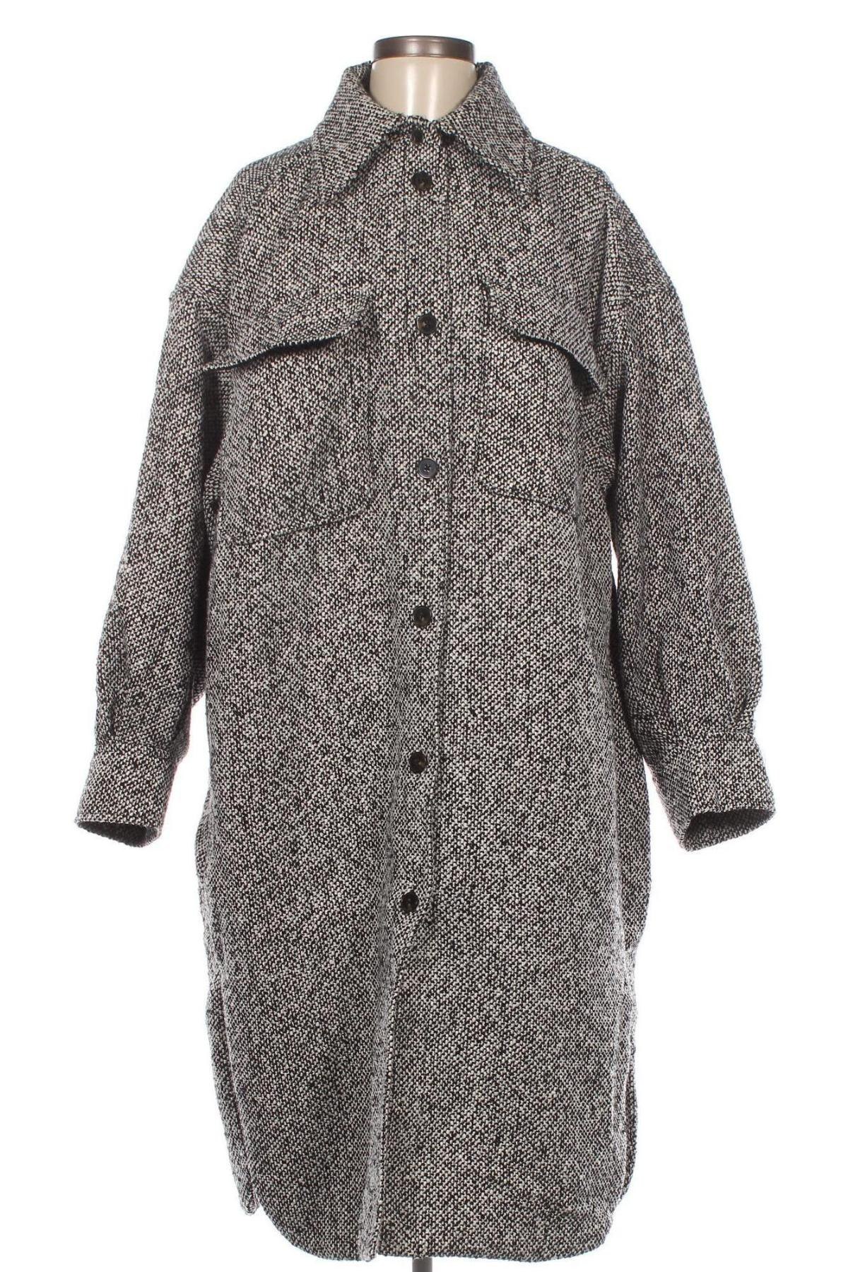 Дамско палто H&M, Размер L, Цвят Многоцветен, Цена 54,57 лв.