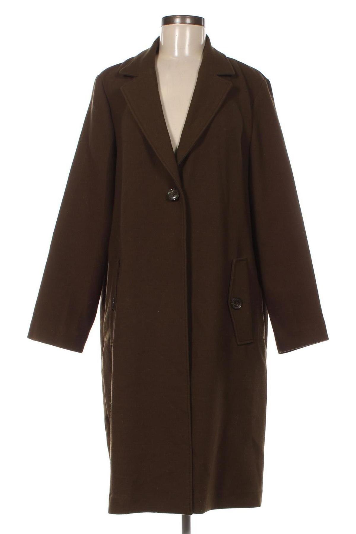Γυναικείο παλτό H&M, Μέγεθος XL, Χρώμα Πράσινο, Τιμή 9,93 €
