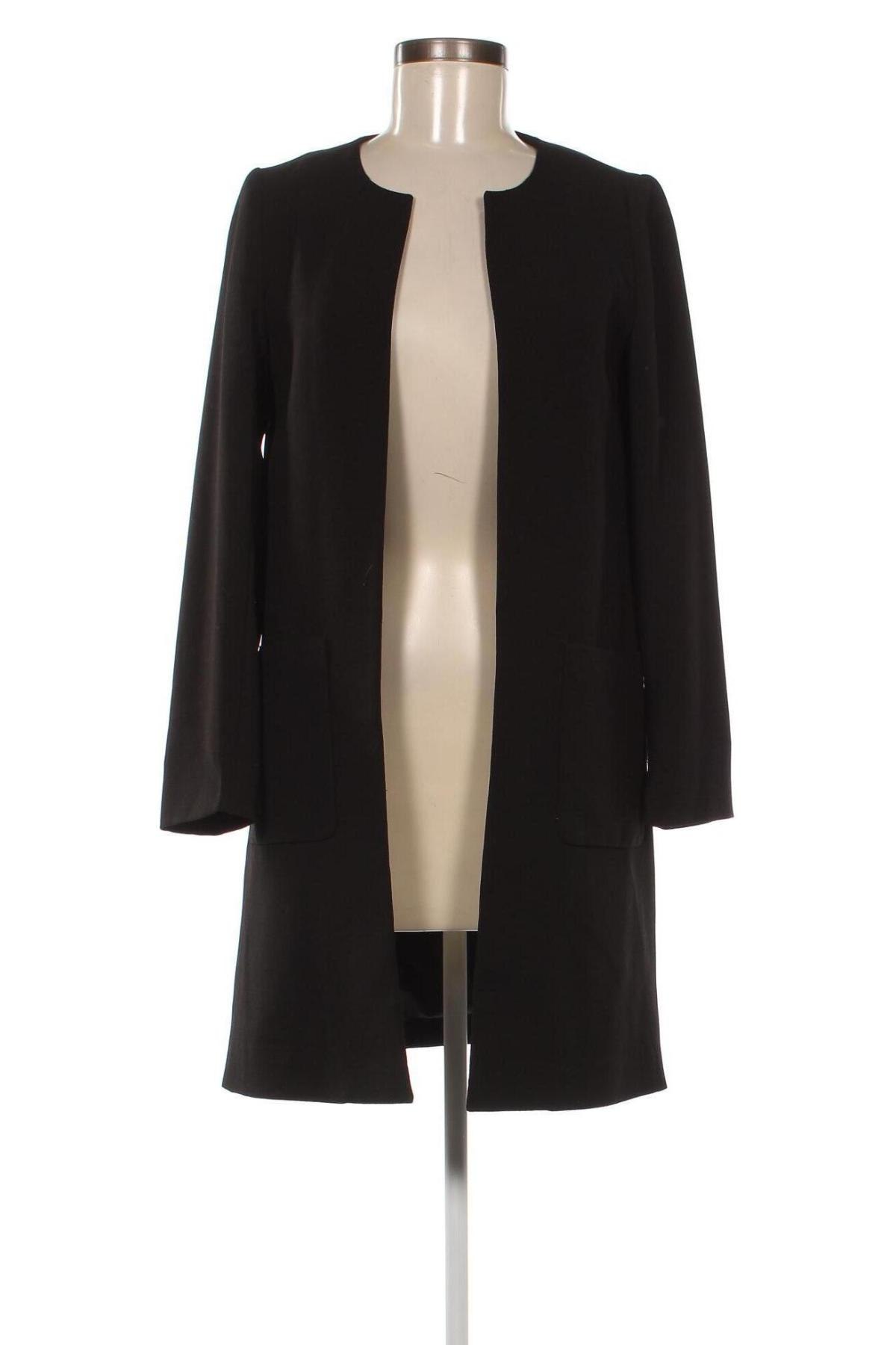 Palton de femei H&M, Mărime XS, Culoare Negru, Preț 92,63 Lei