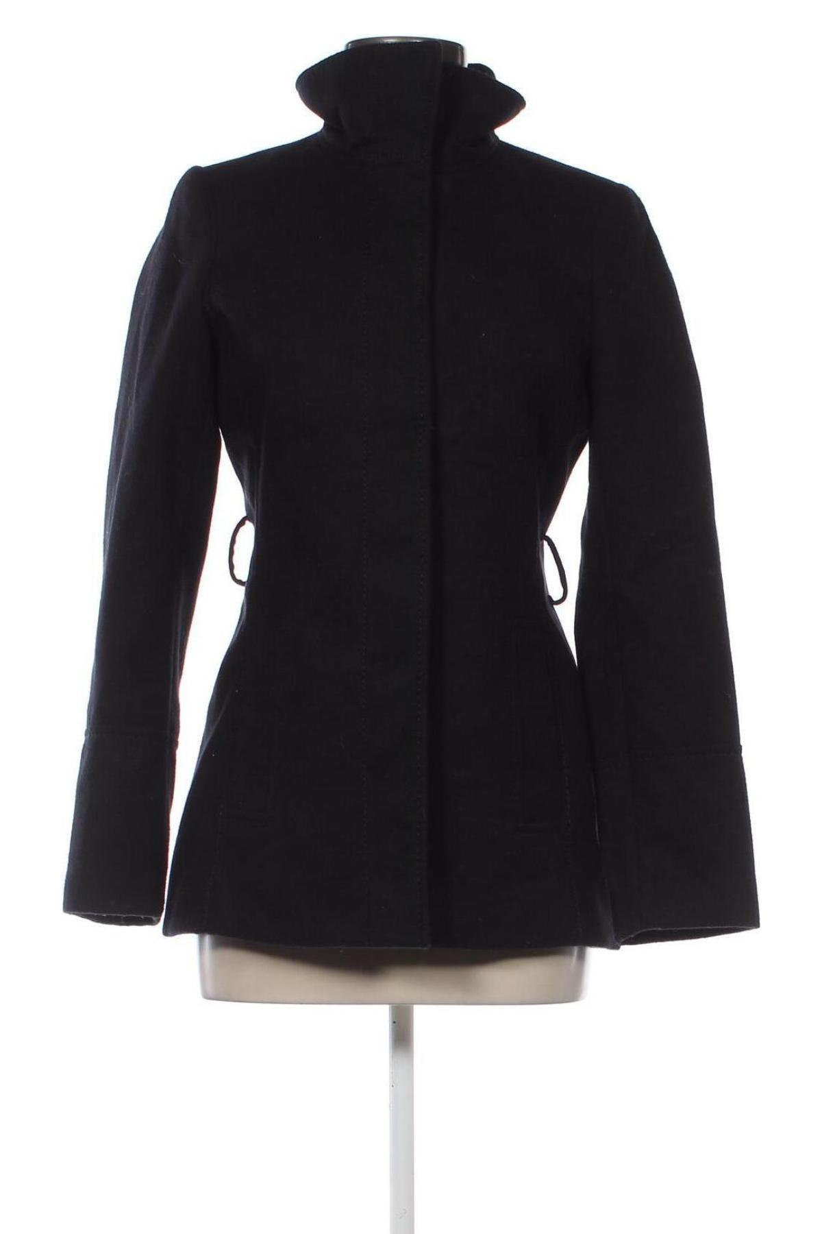 Γυναικείο παλτό H&M, Μέγεθος XS, Χρώμα Μαύρο, Τιμή 35,74 €