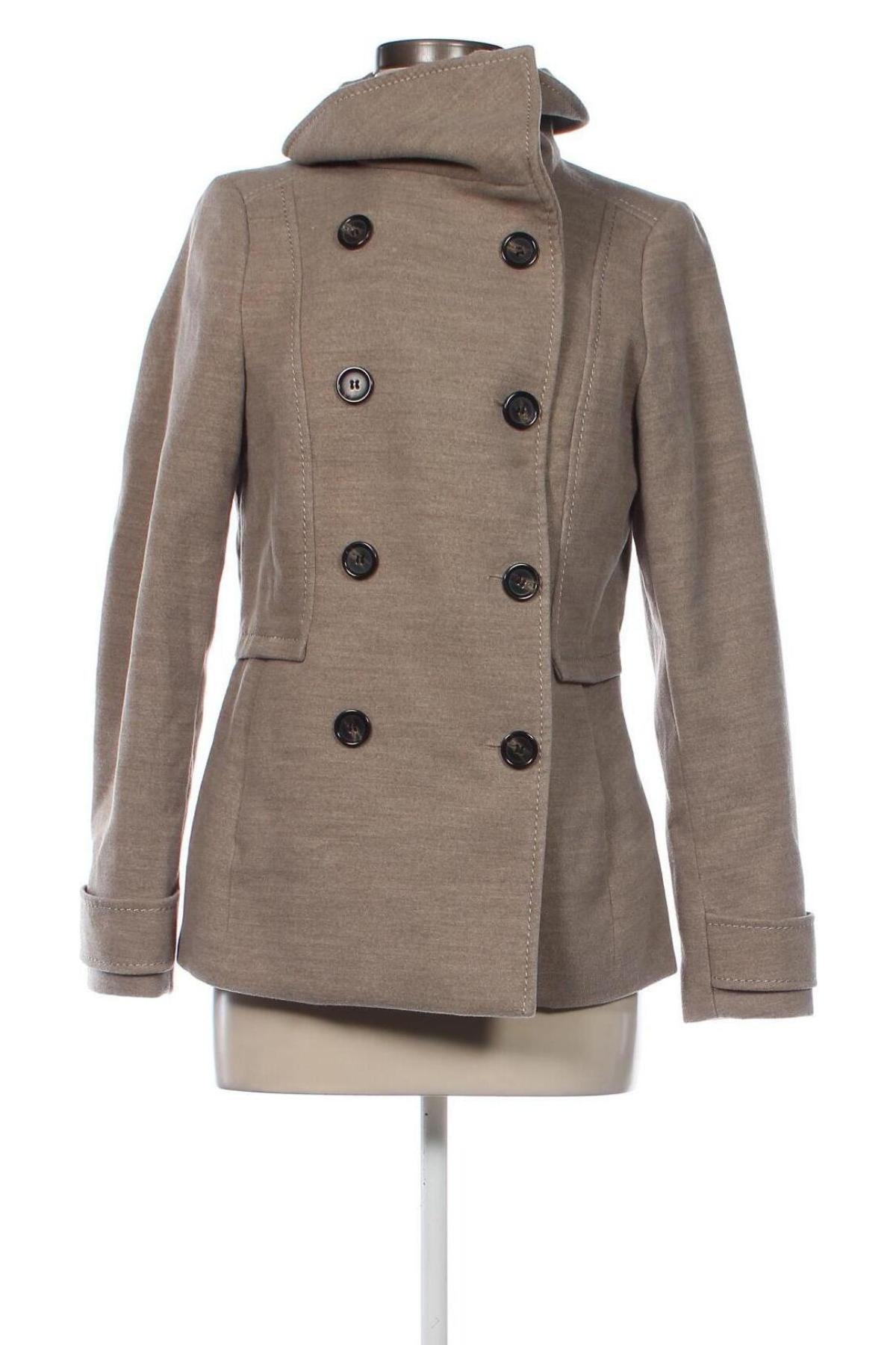Dámský kabát  H&M, Velikost M, Barva Béžová, Cena  921,00 Kč