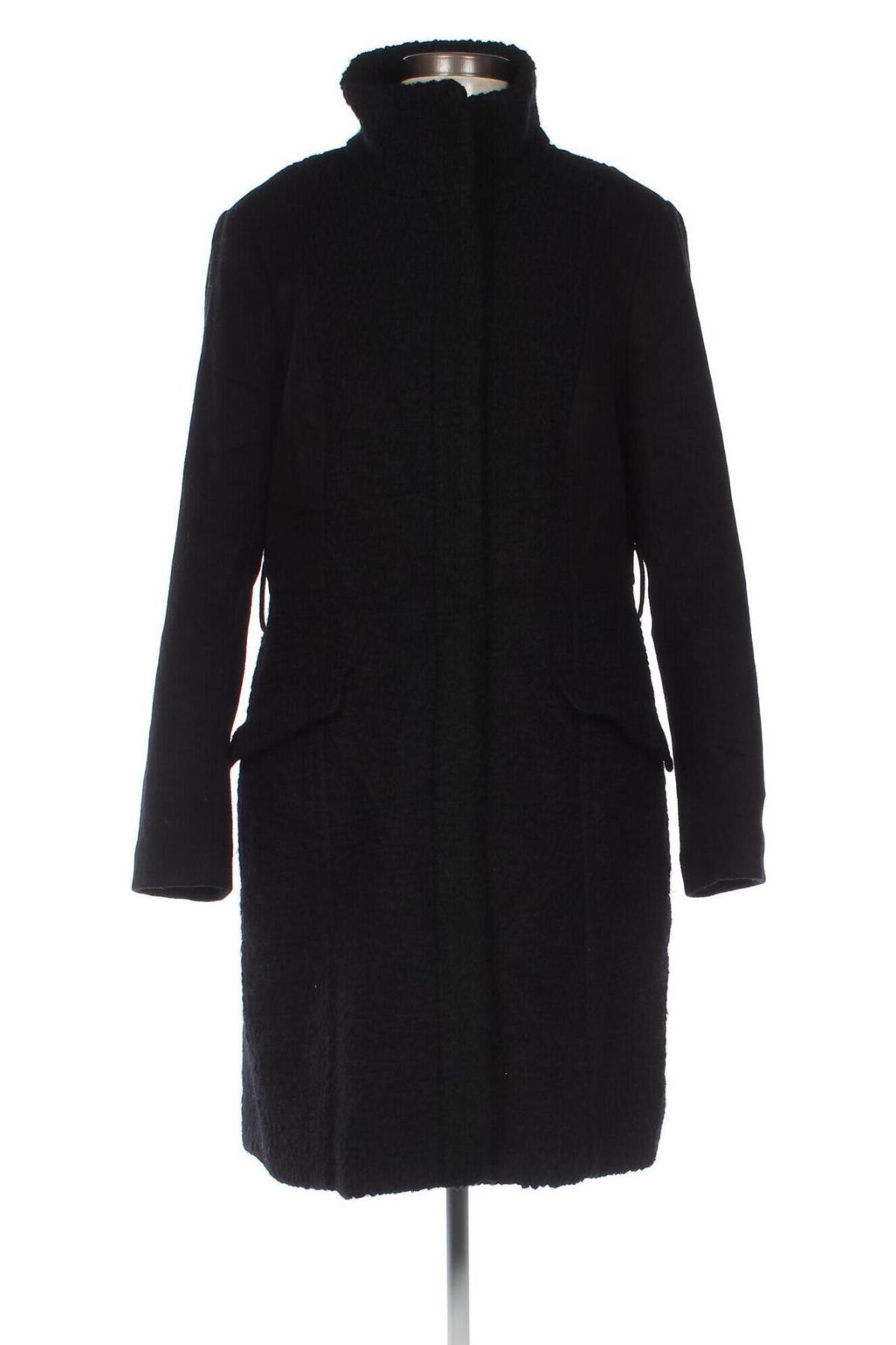 Дамско палто H&M, Размер XL, Цвят Черен, Цена 57,78 лв.
